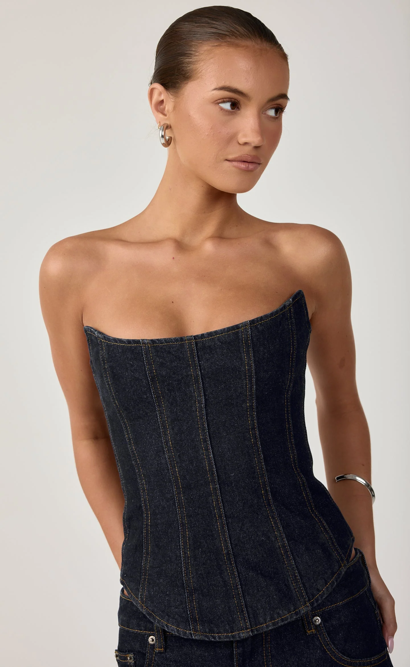 Rodeo Top (Navy Blue Denim)