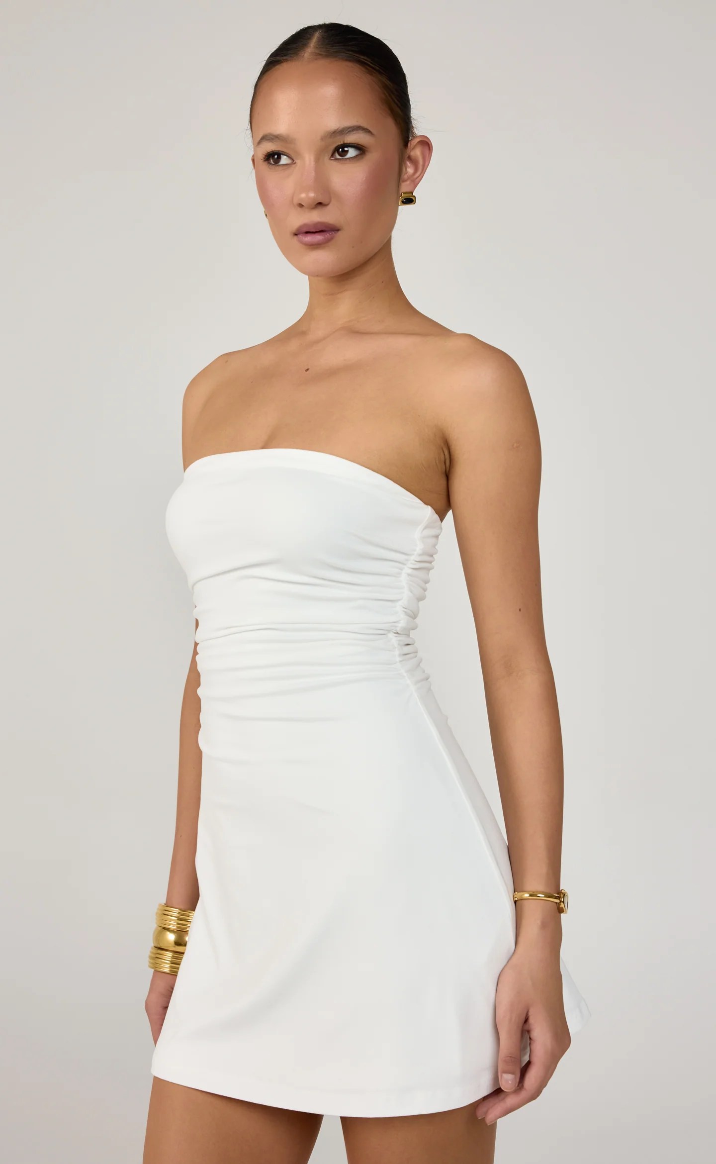 Sarie Mini Dress (White)