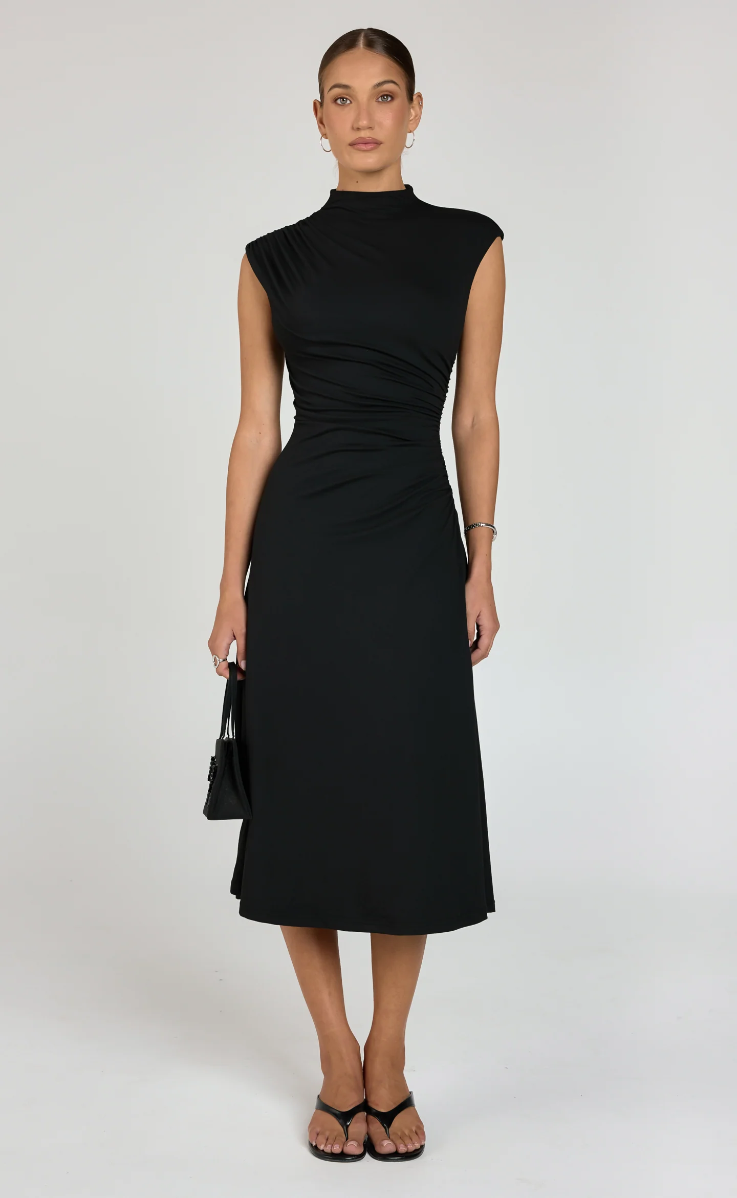 Stolen Midi Dress (Black)