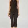 Serene Capri Pants (Chocolate)