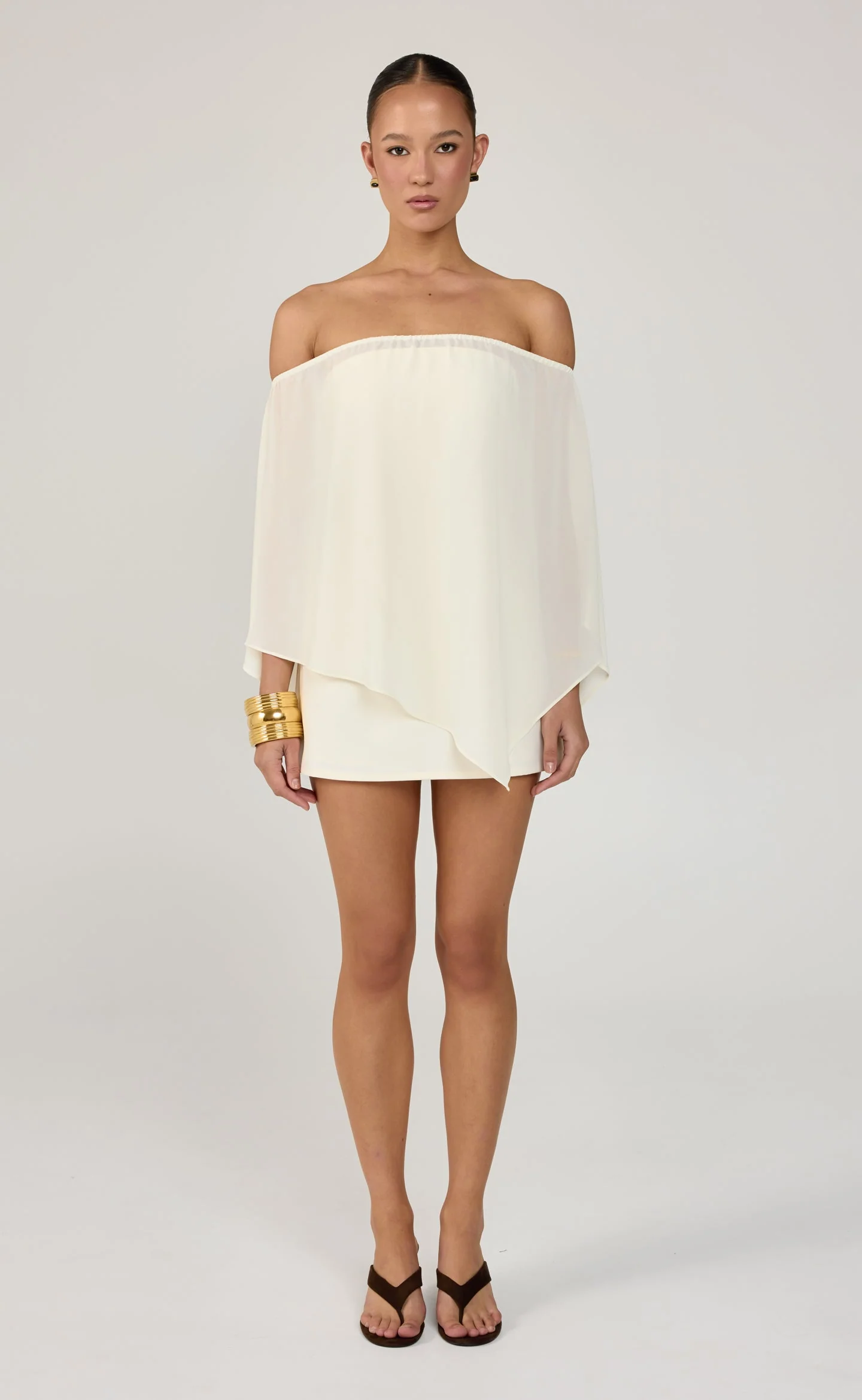Eternal Mini Dress (Cream)