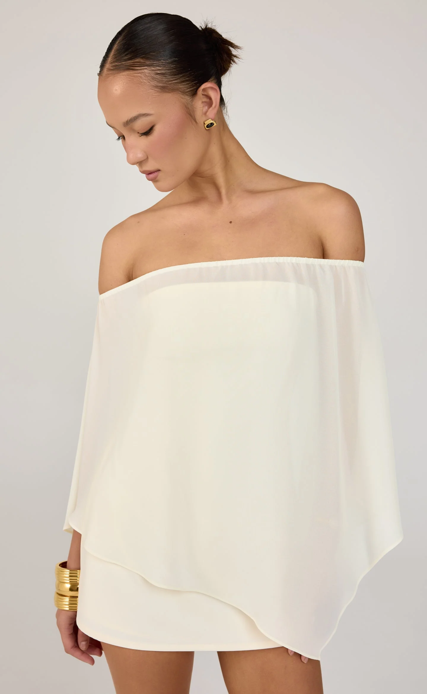 Eternal Mini Dress (Cream)