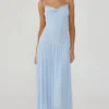 Seduce Maxi Dress (Powder Blue)
