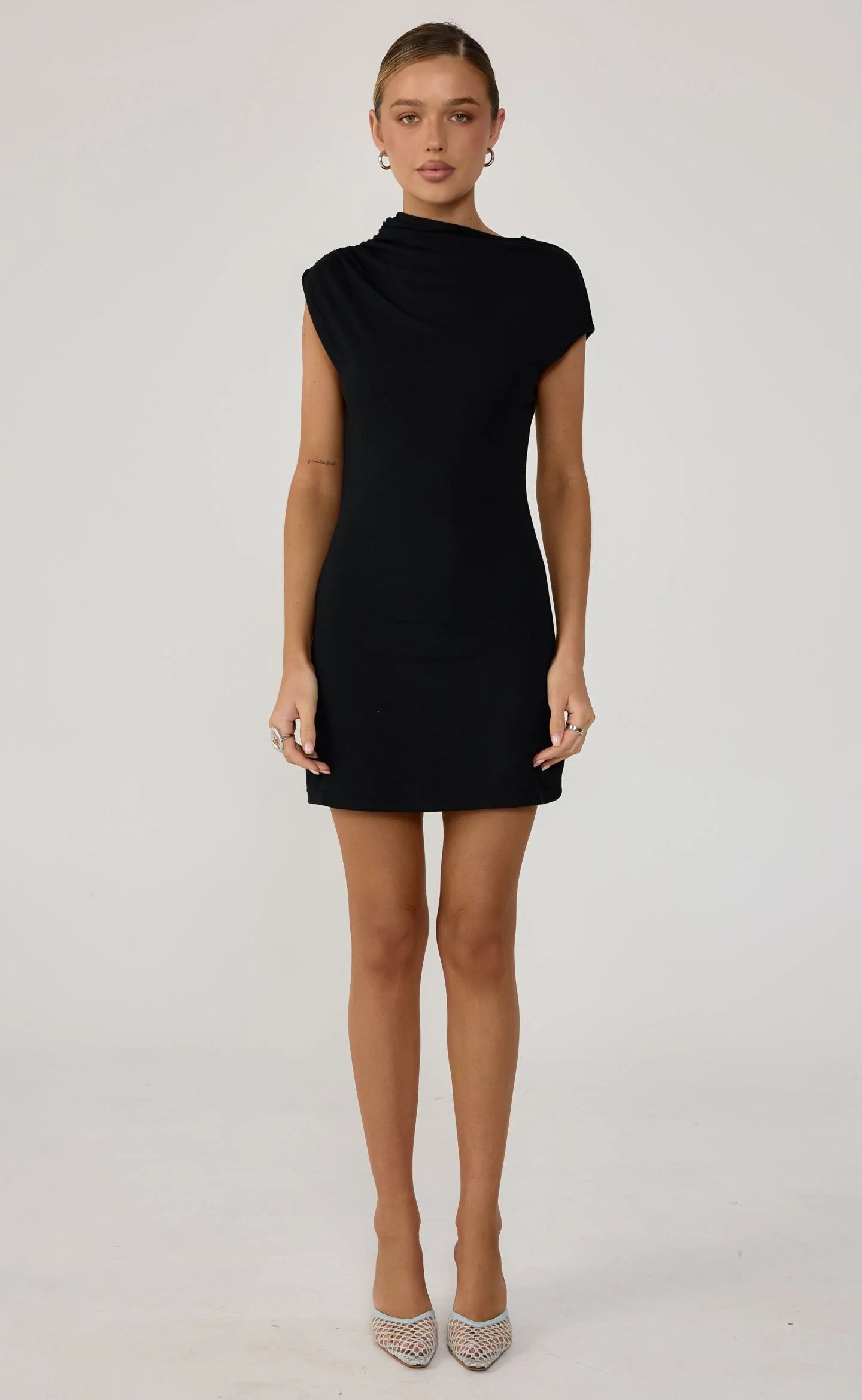 Hattie Mini Dress (Black)