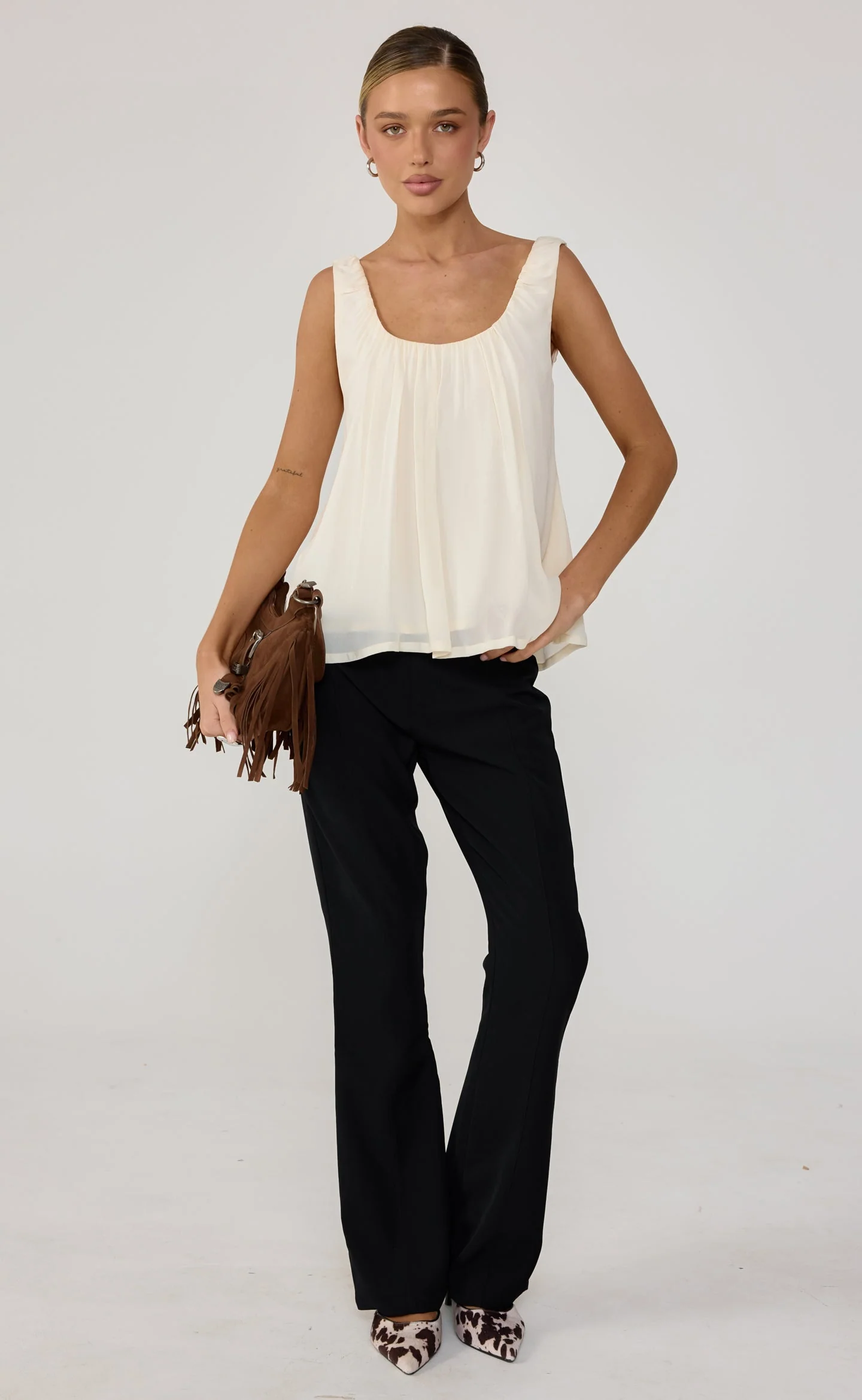Delphina Top (Cream)