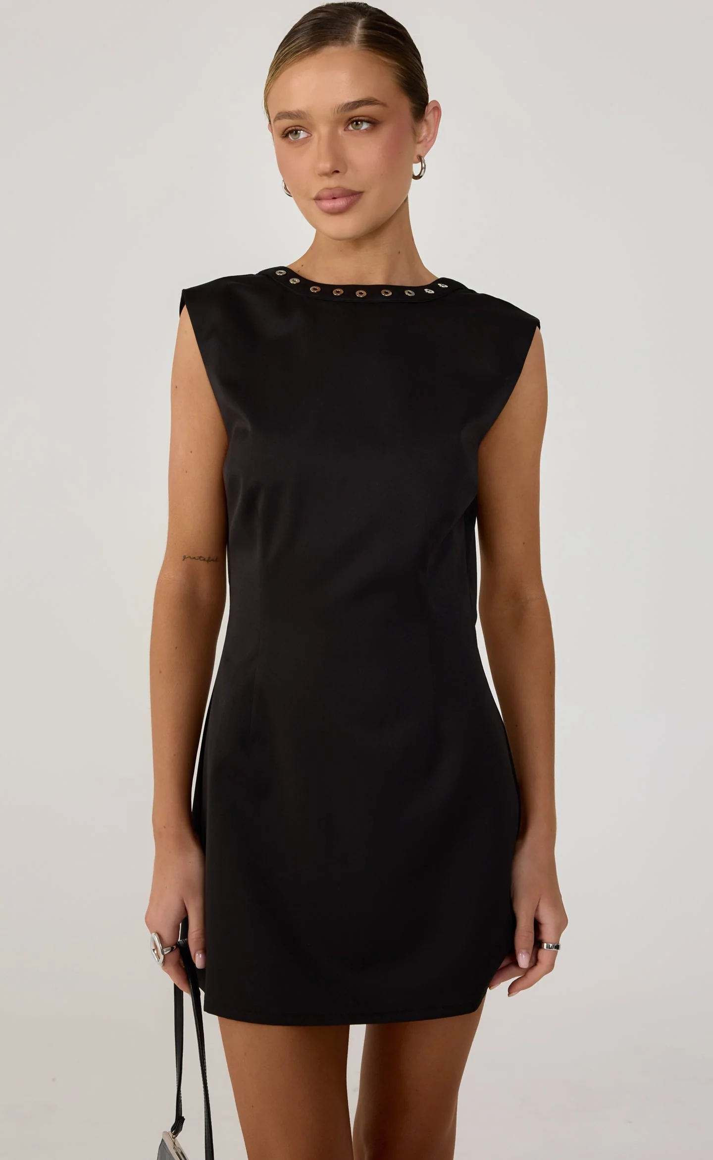 Cherrie Mini Dress (Black)