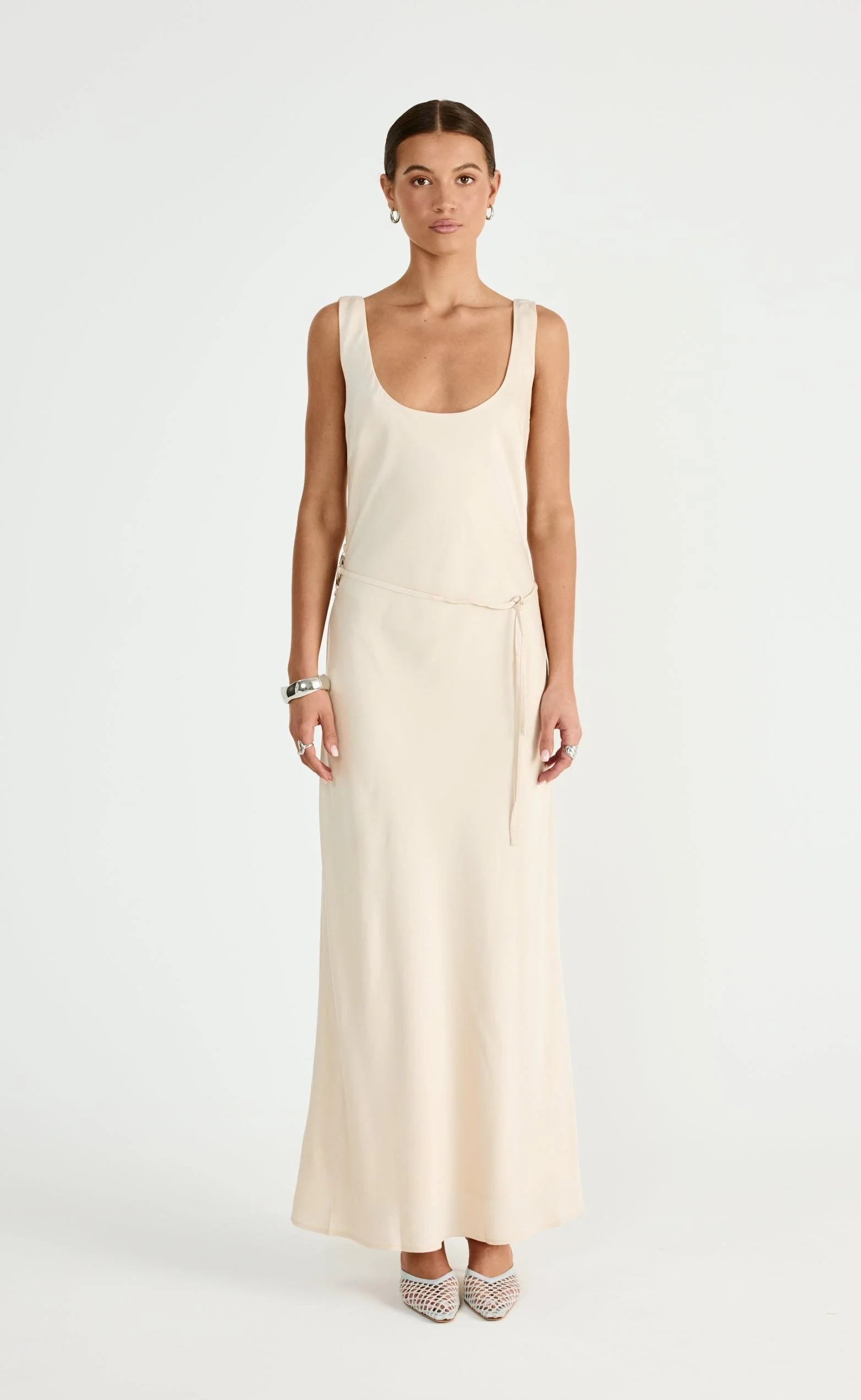 Greer Maxi Dress (Oat)