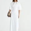 Echoes Maxi Dress (White)