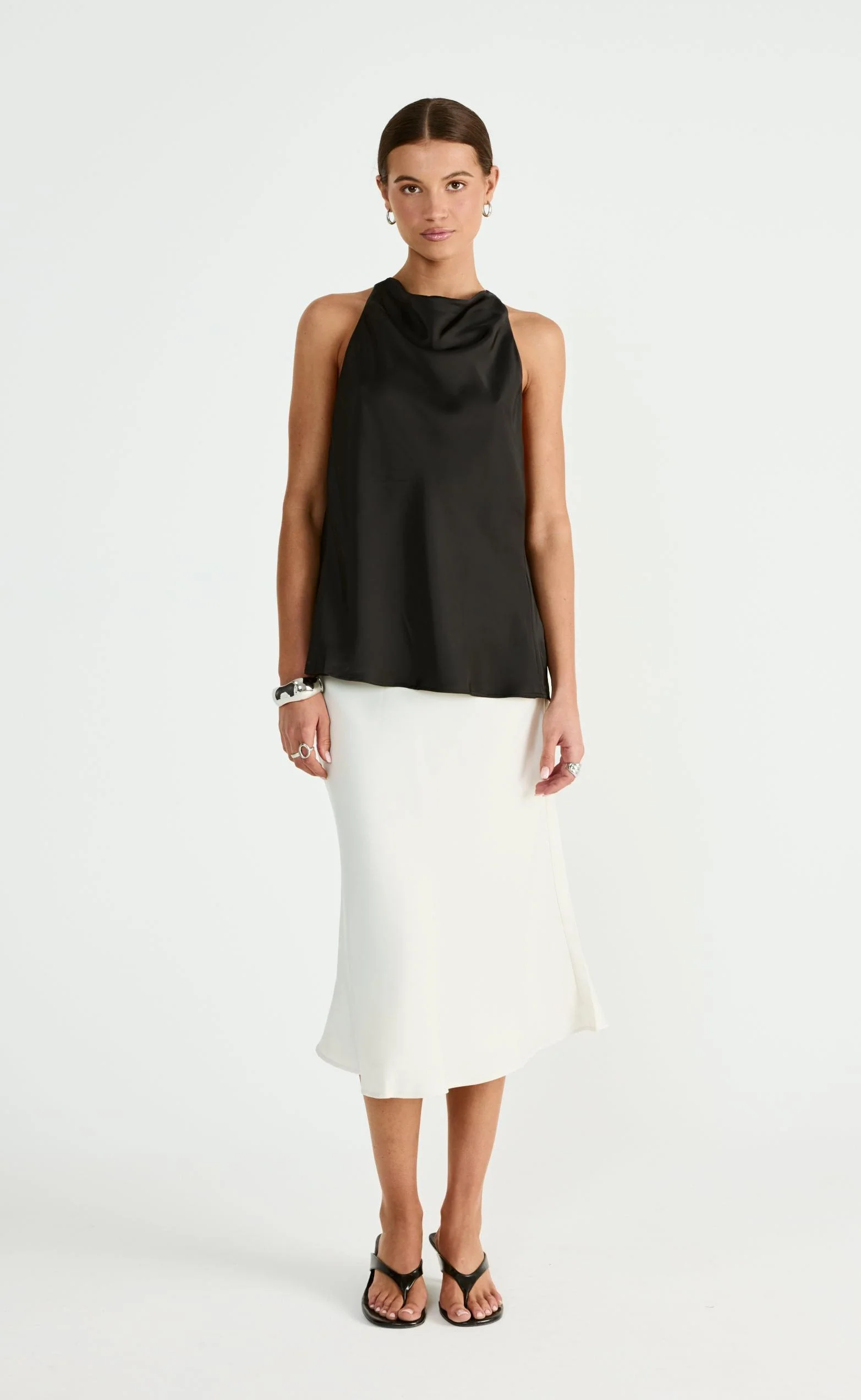 Dakari Midi Skirt (Oat)