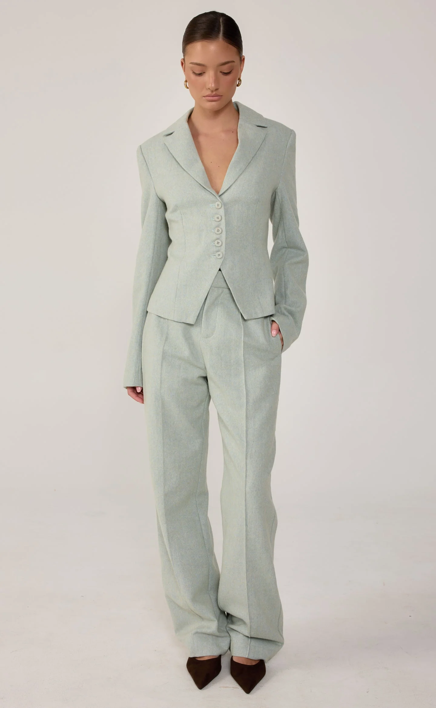 Midweek Blazer (Blue Texture)