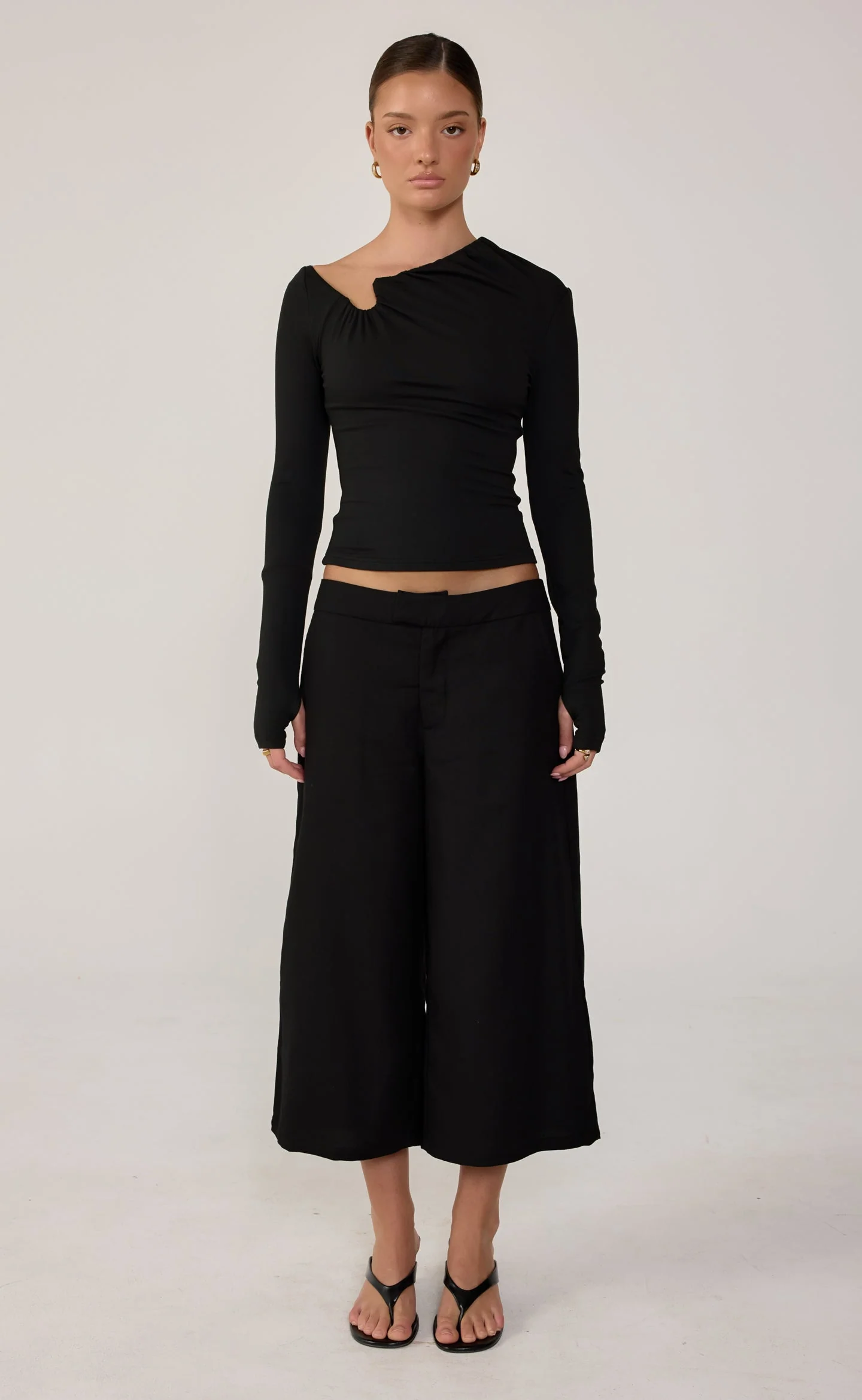 Katia Midi Pants (Black)