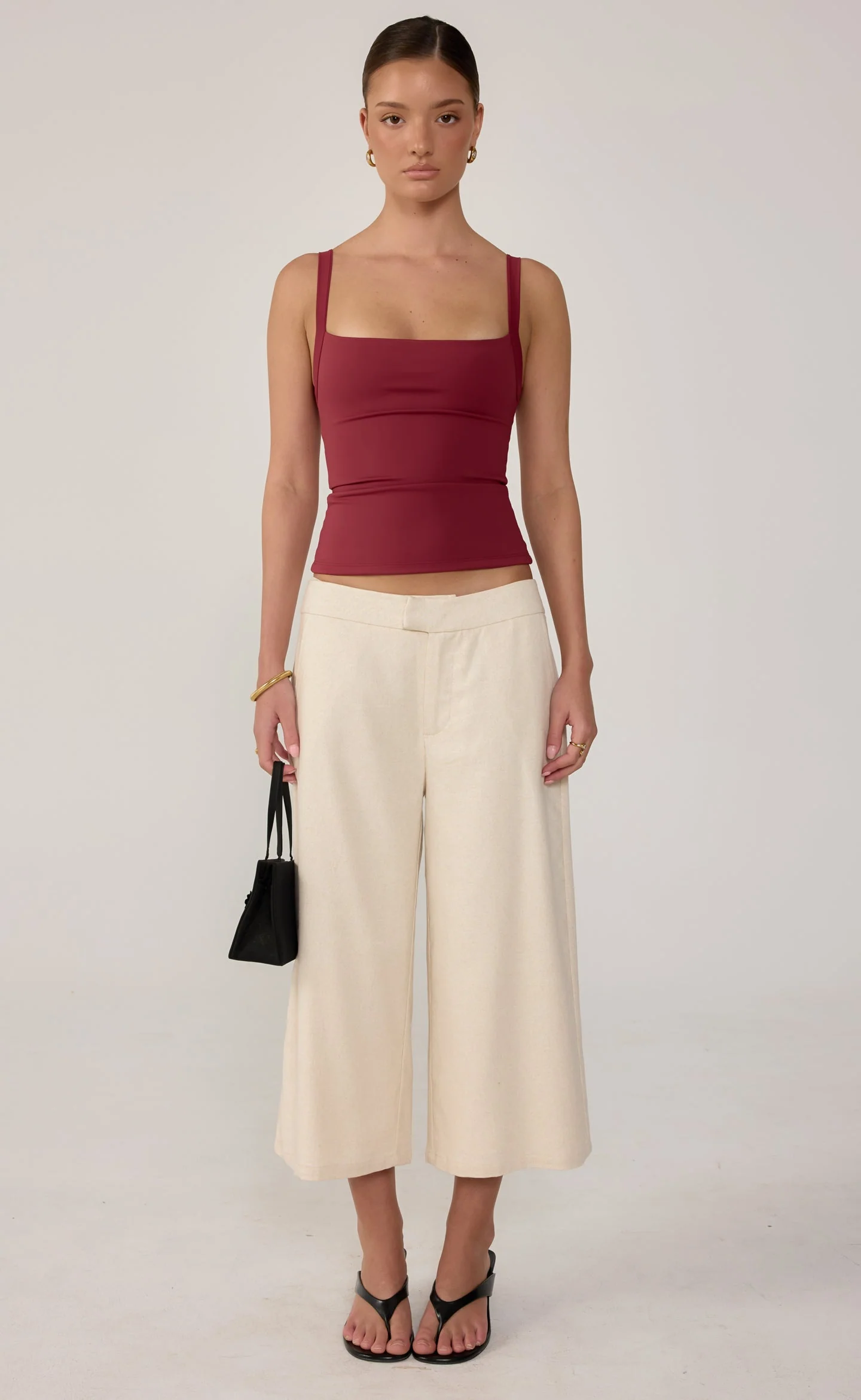Katia Midi Pants (Oat)