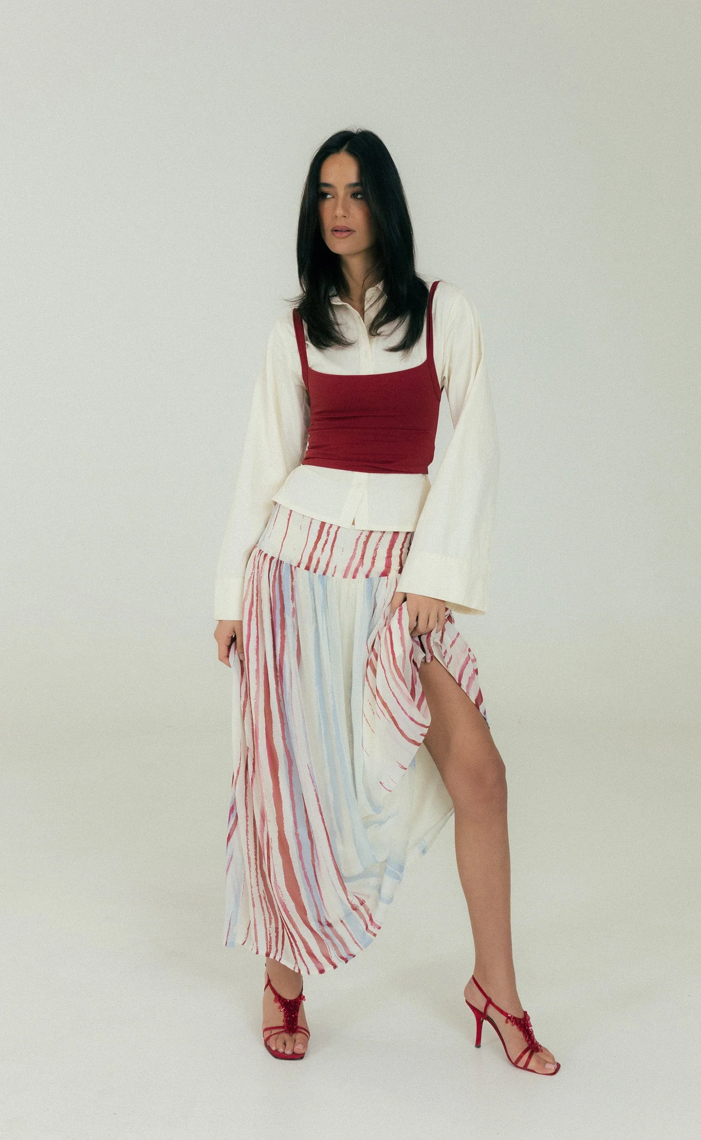 Susanne Maxi Skirt (Side Street)