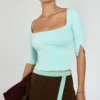 Brietta Top (Mint Sorbet)