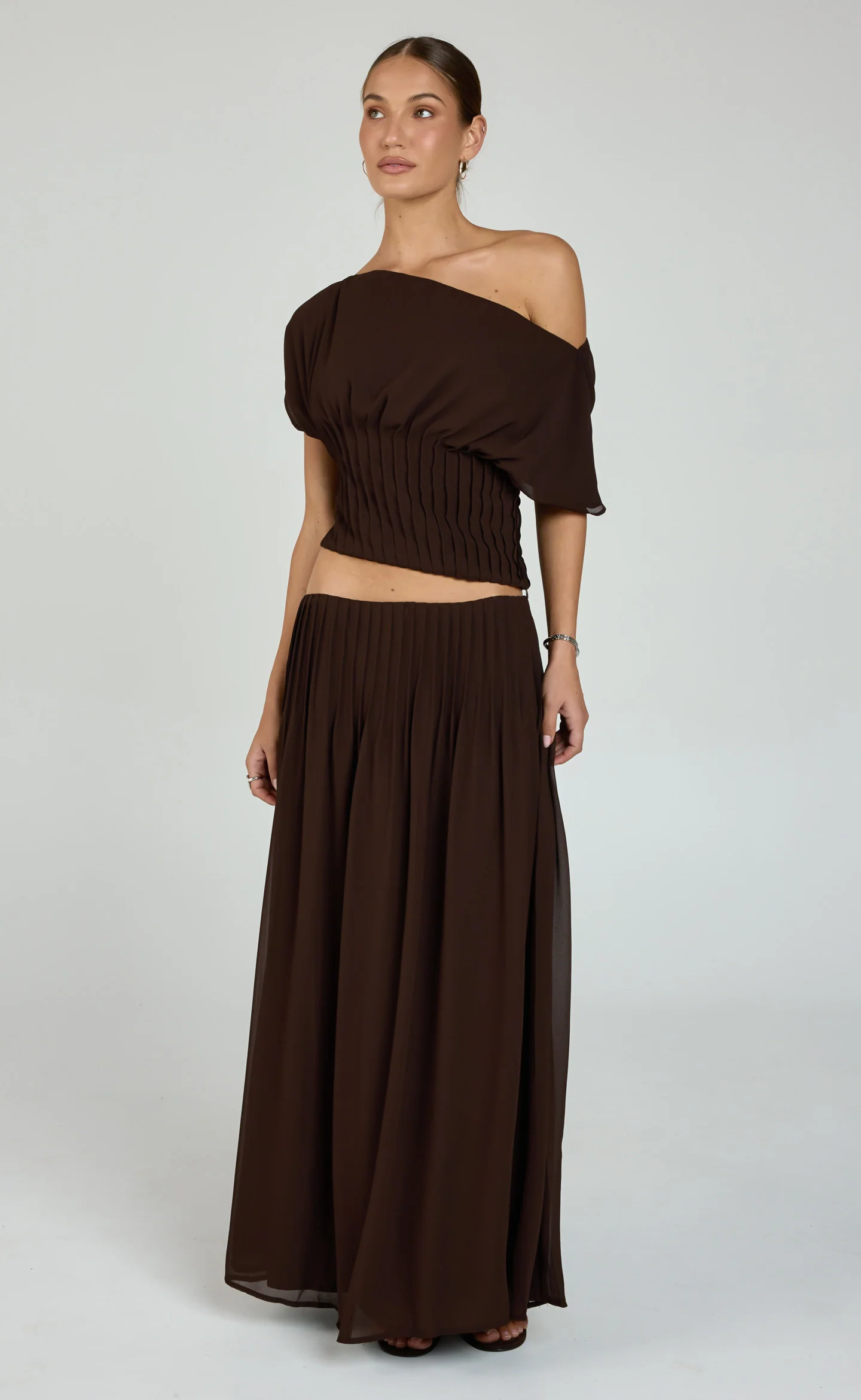 Mist Maxi Skirt (Cocoa)