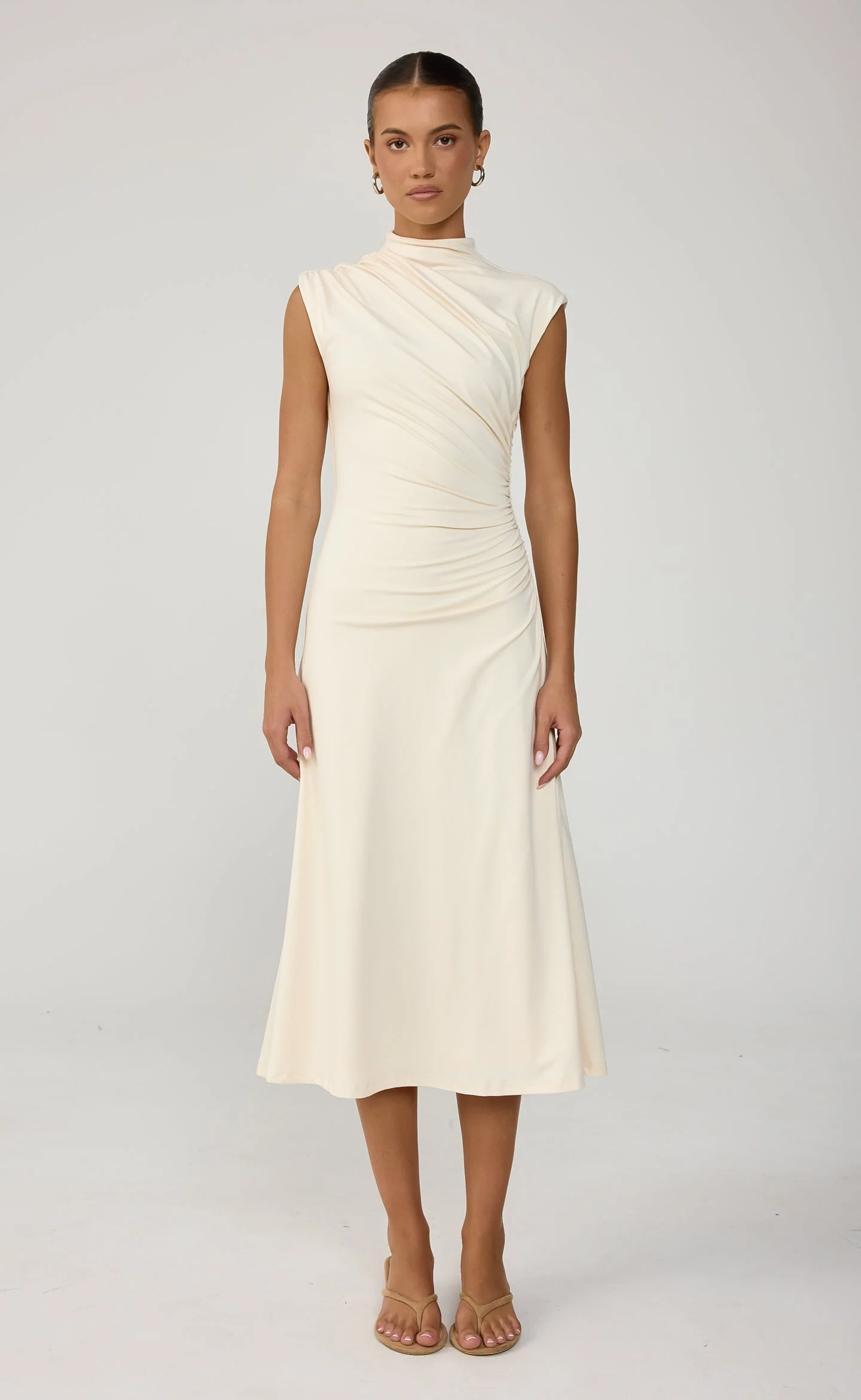 Stolen Midi Dress (Oat)