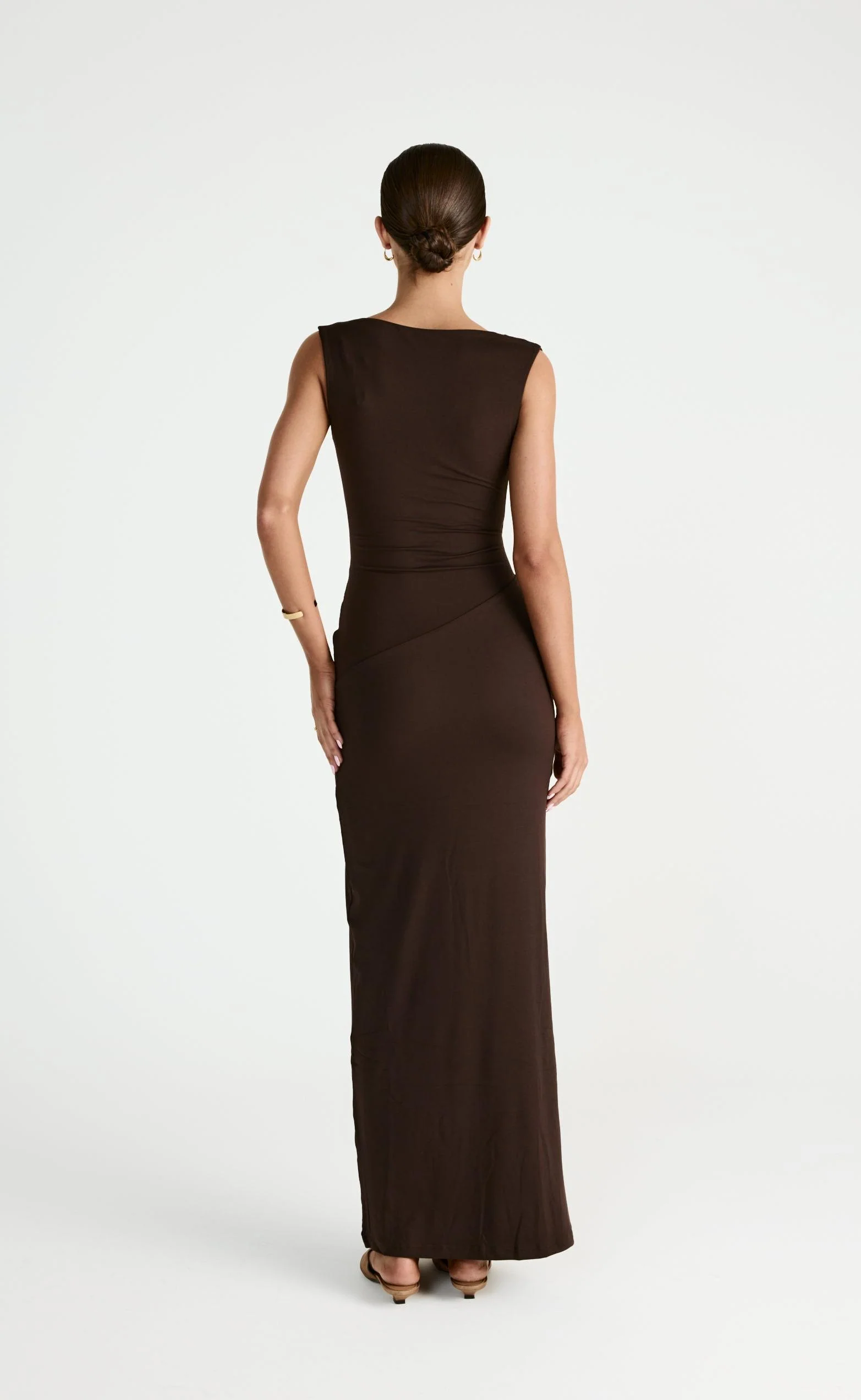 Cory Maxi Dress (Chocolate)