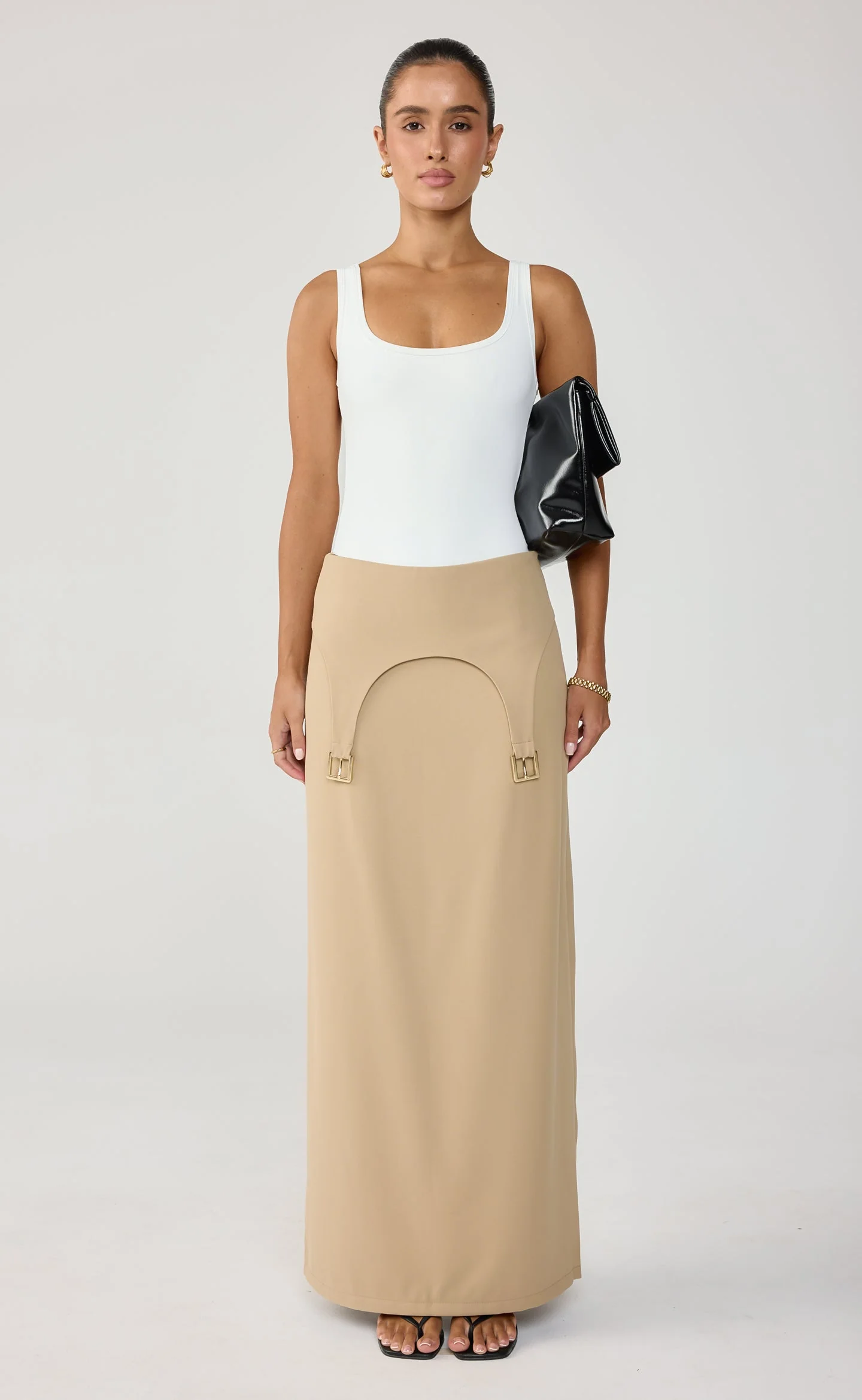 Campbell Maxi Skirt (Honey)