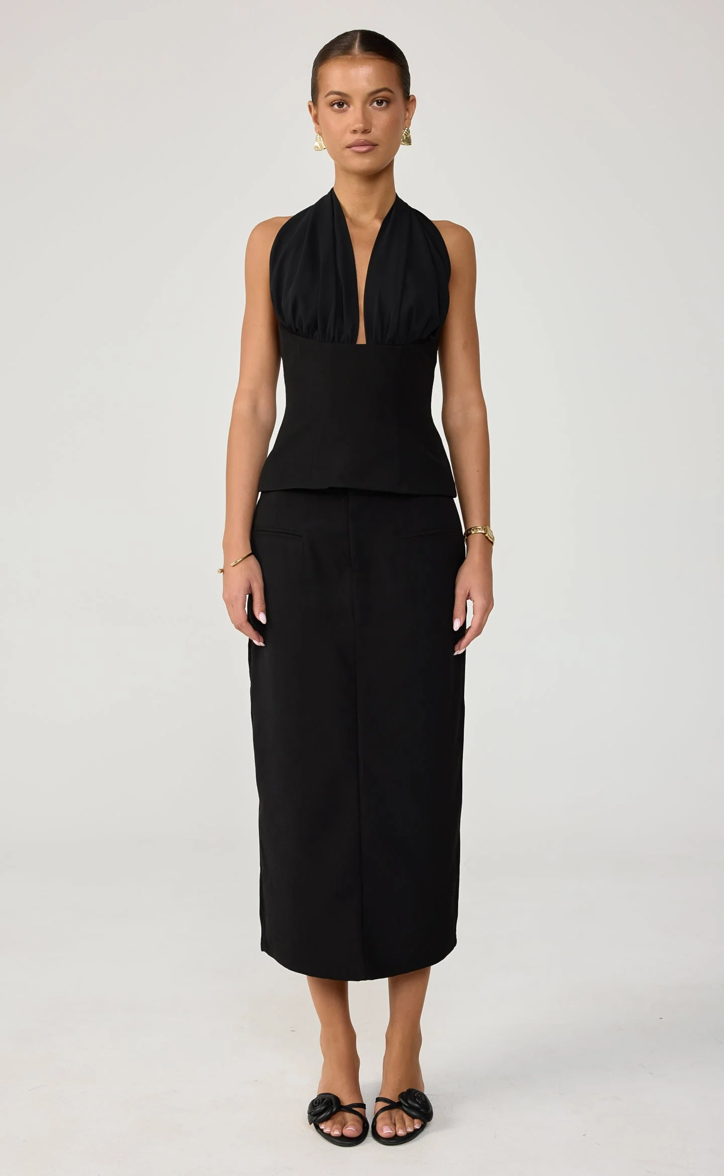 Late Last-Night Top (Black)