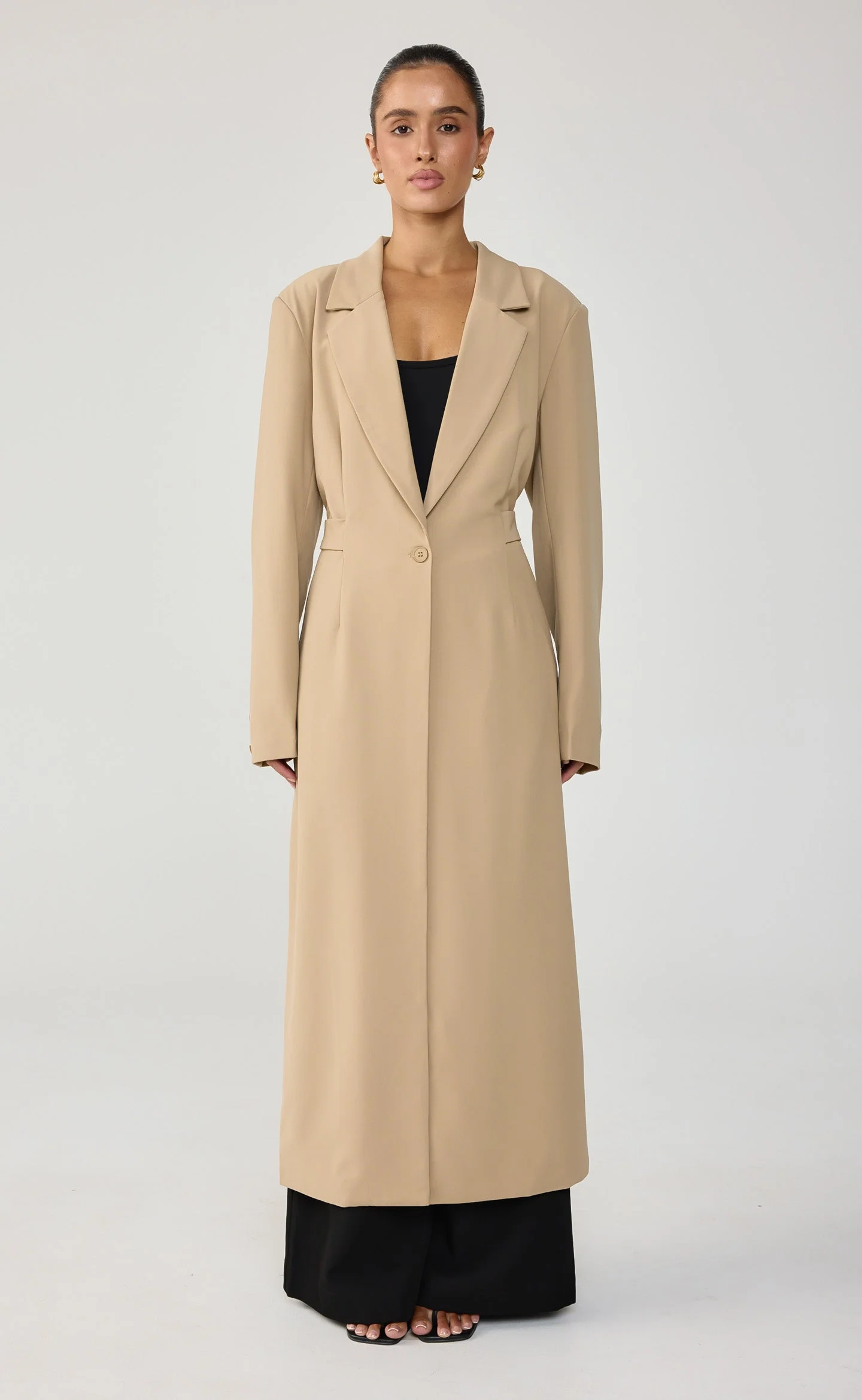 Presley Blazer Coat (Honey)
