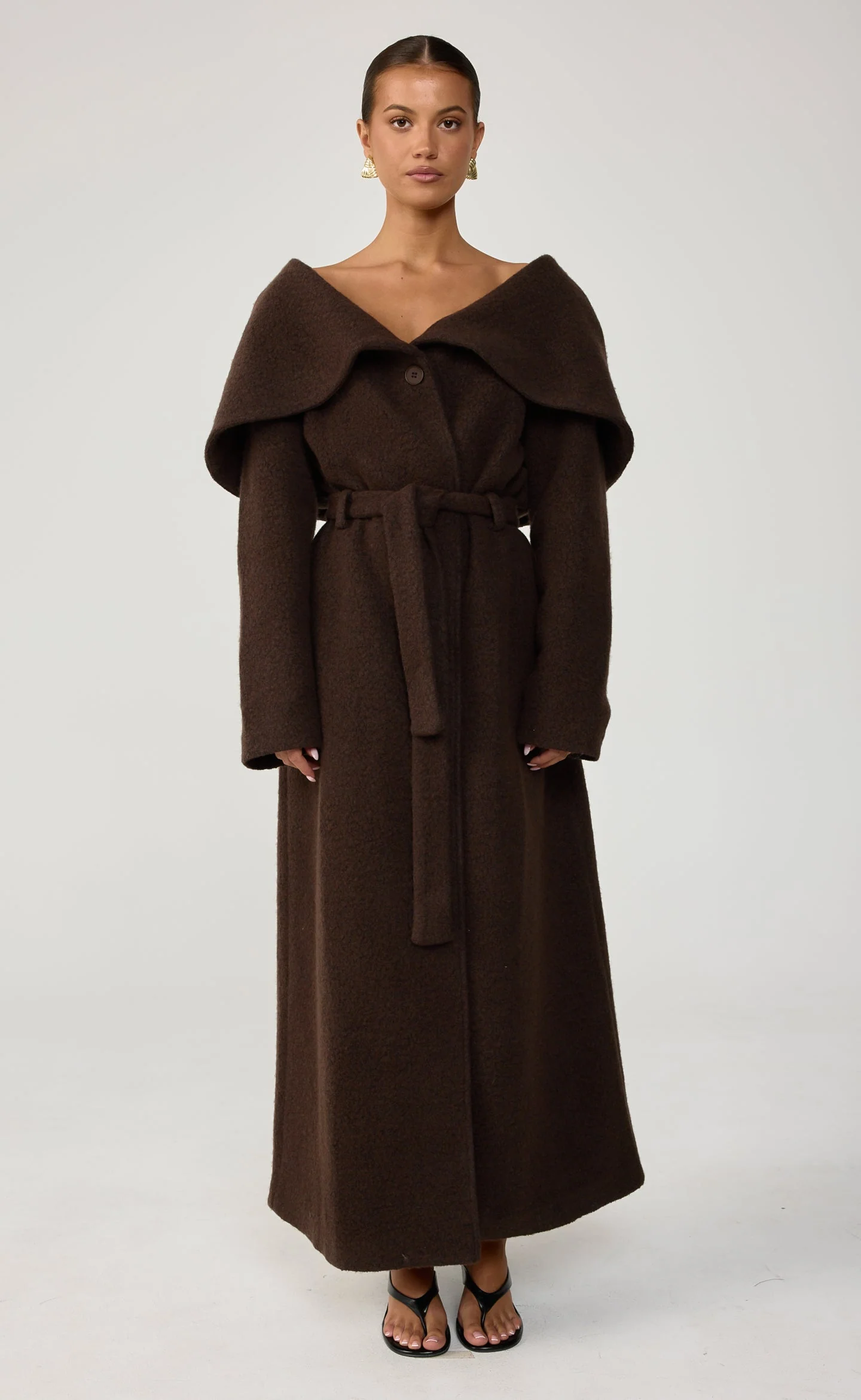Under Wraps Coat (Chocolate)