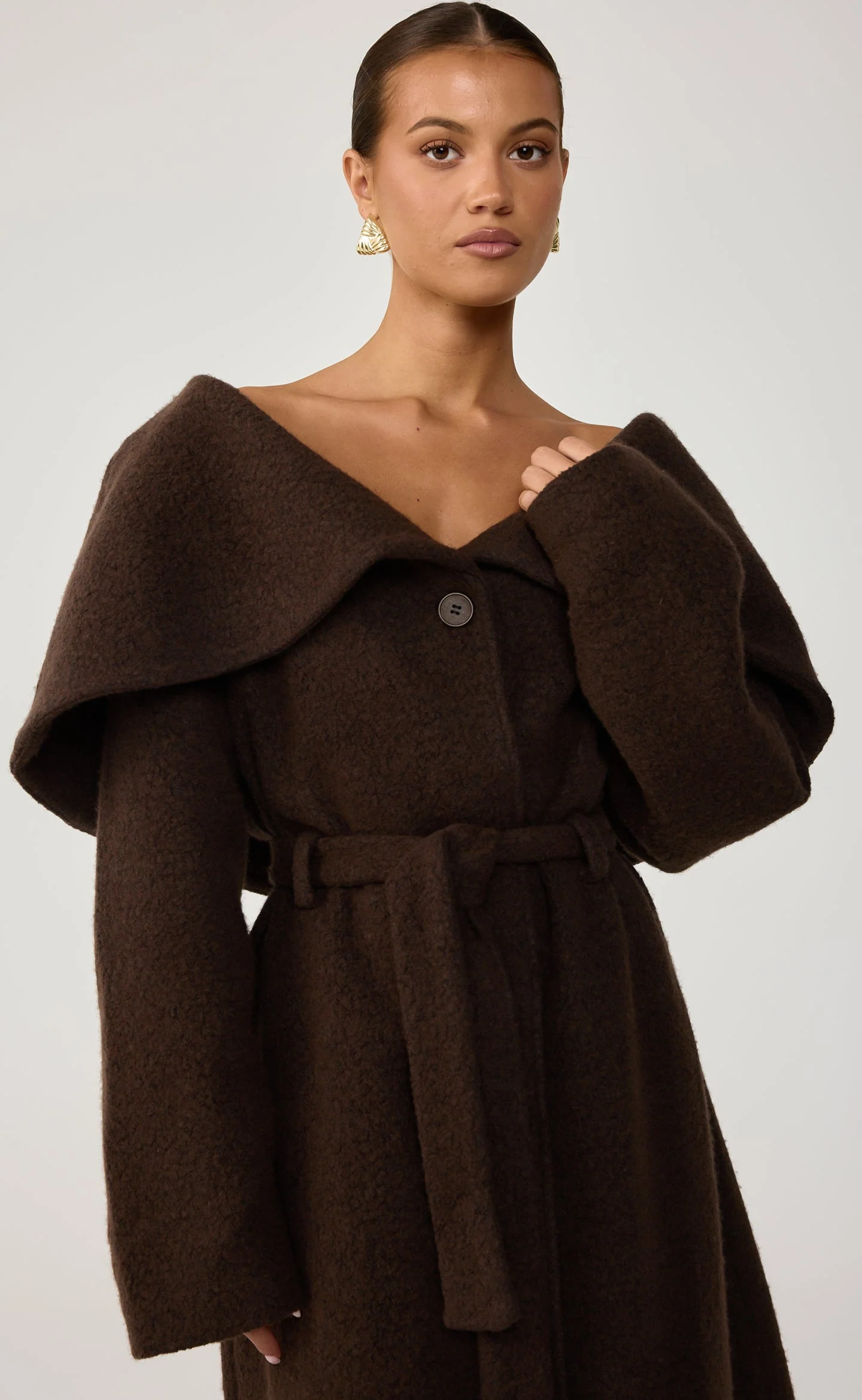 Under Wraps Coat (Chocolate)