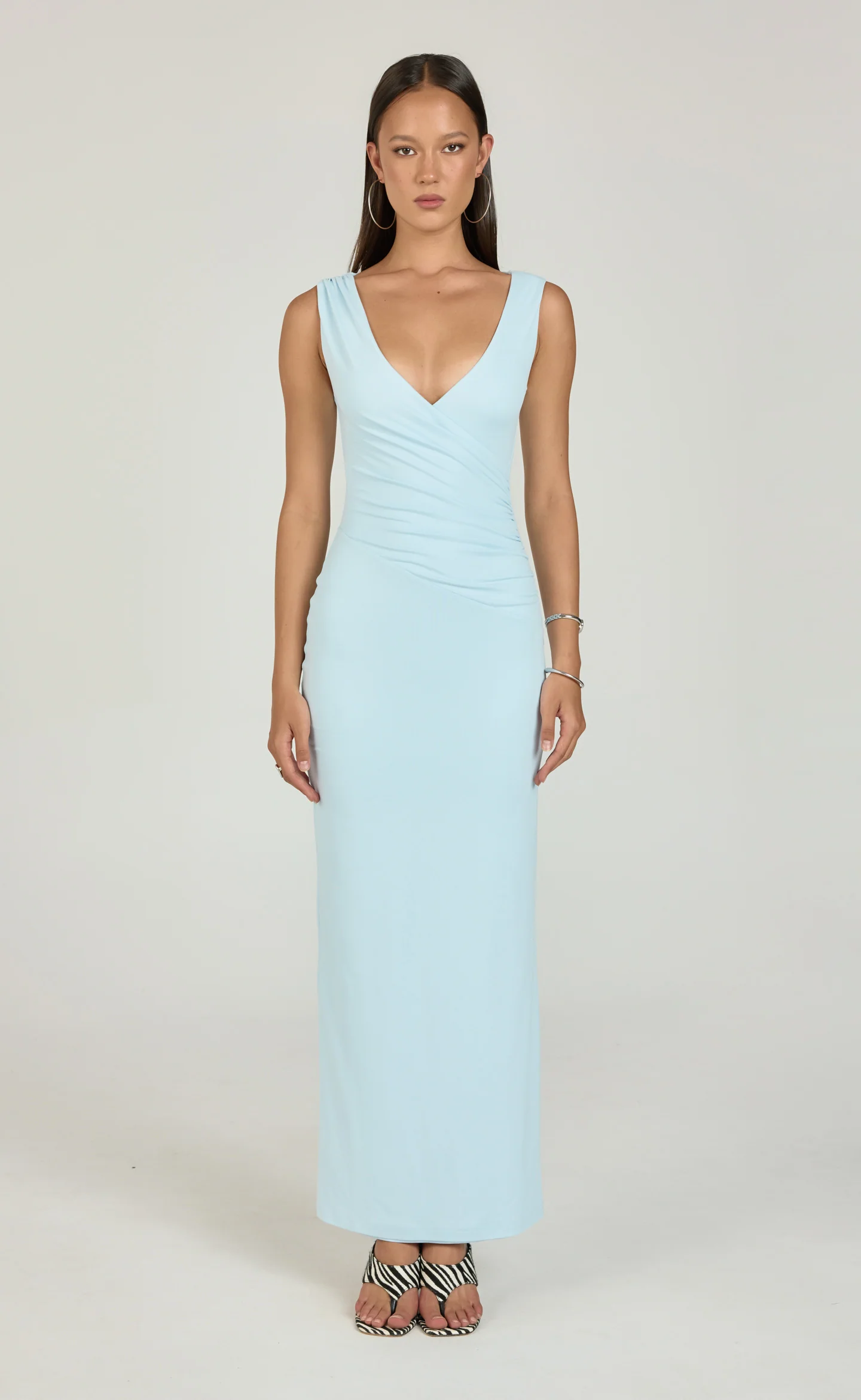 Cory Maxi Dress (Ice Blue)