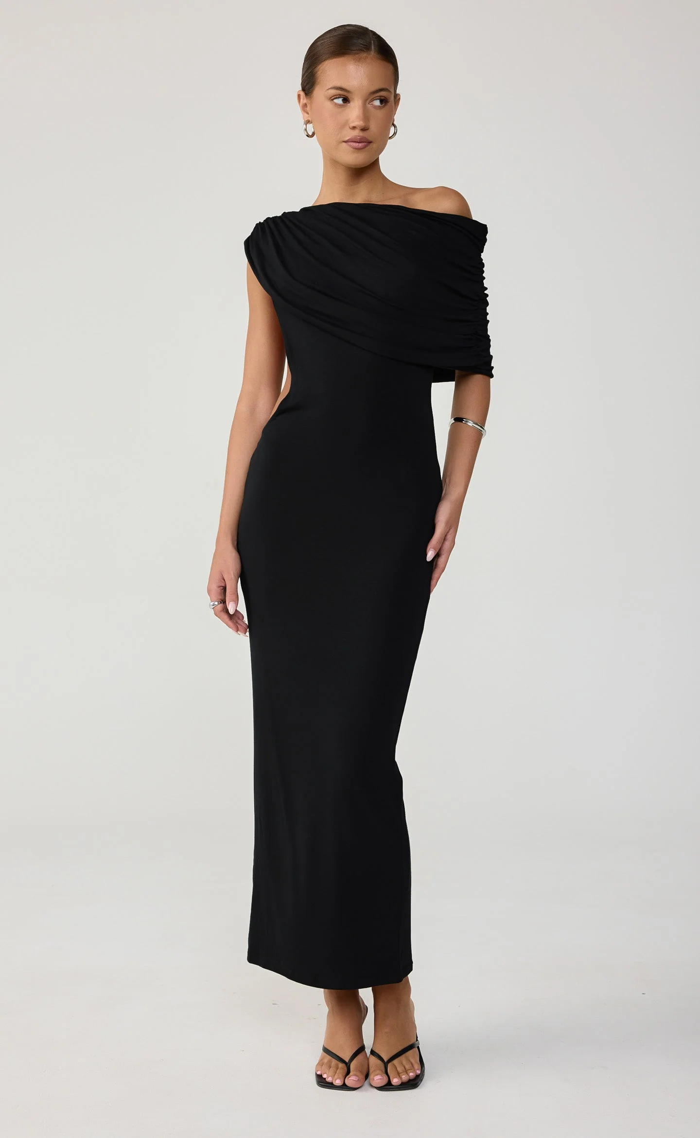 Alisa Maxi Dress (Black)