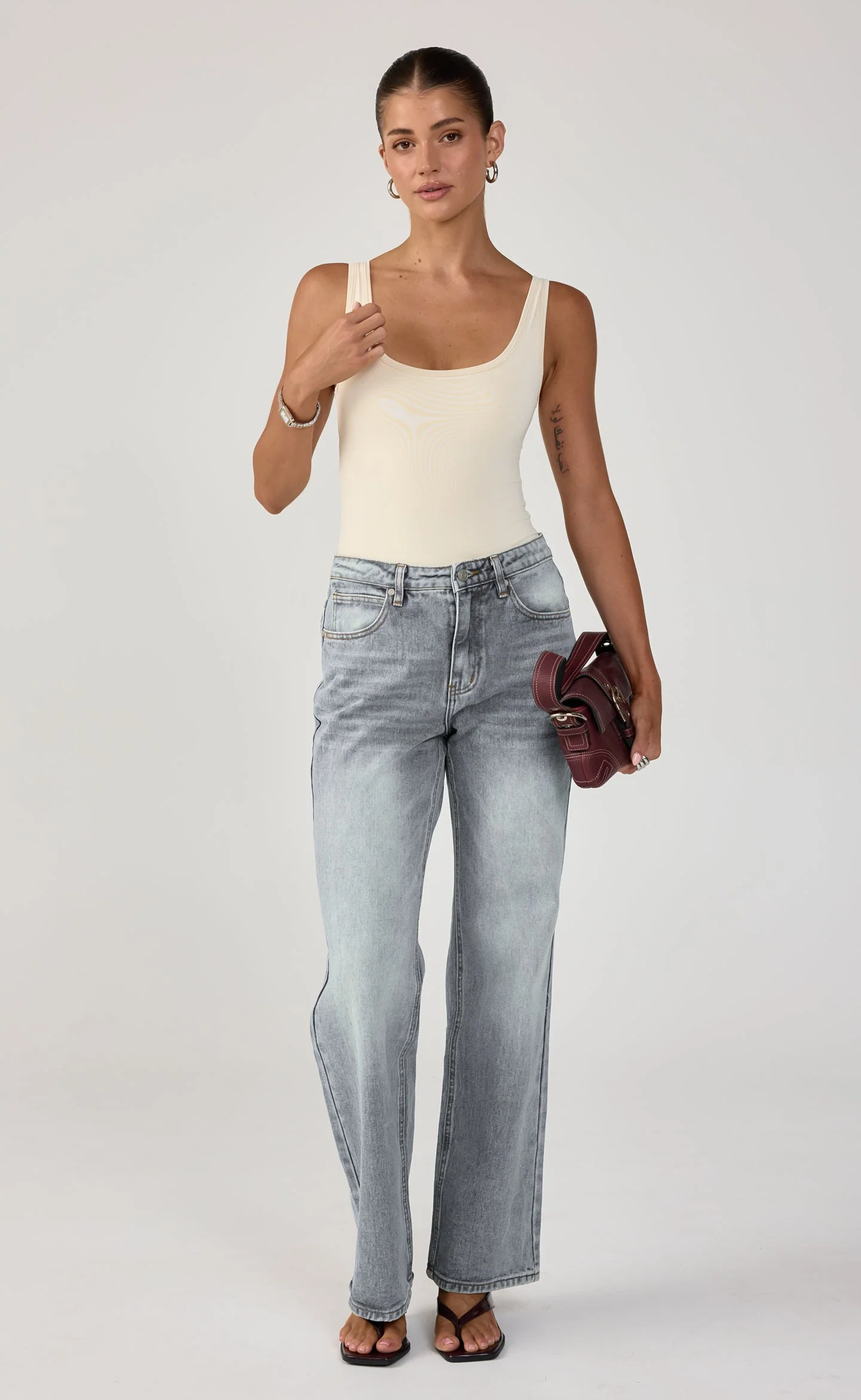 Lukas Bodysuit (Oat)