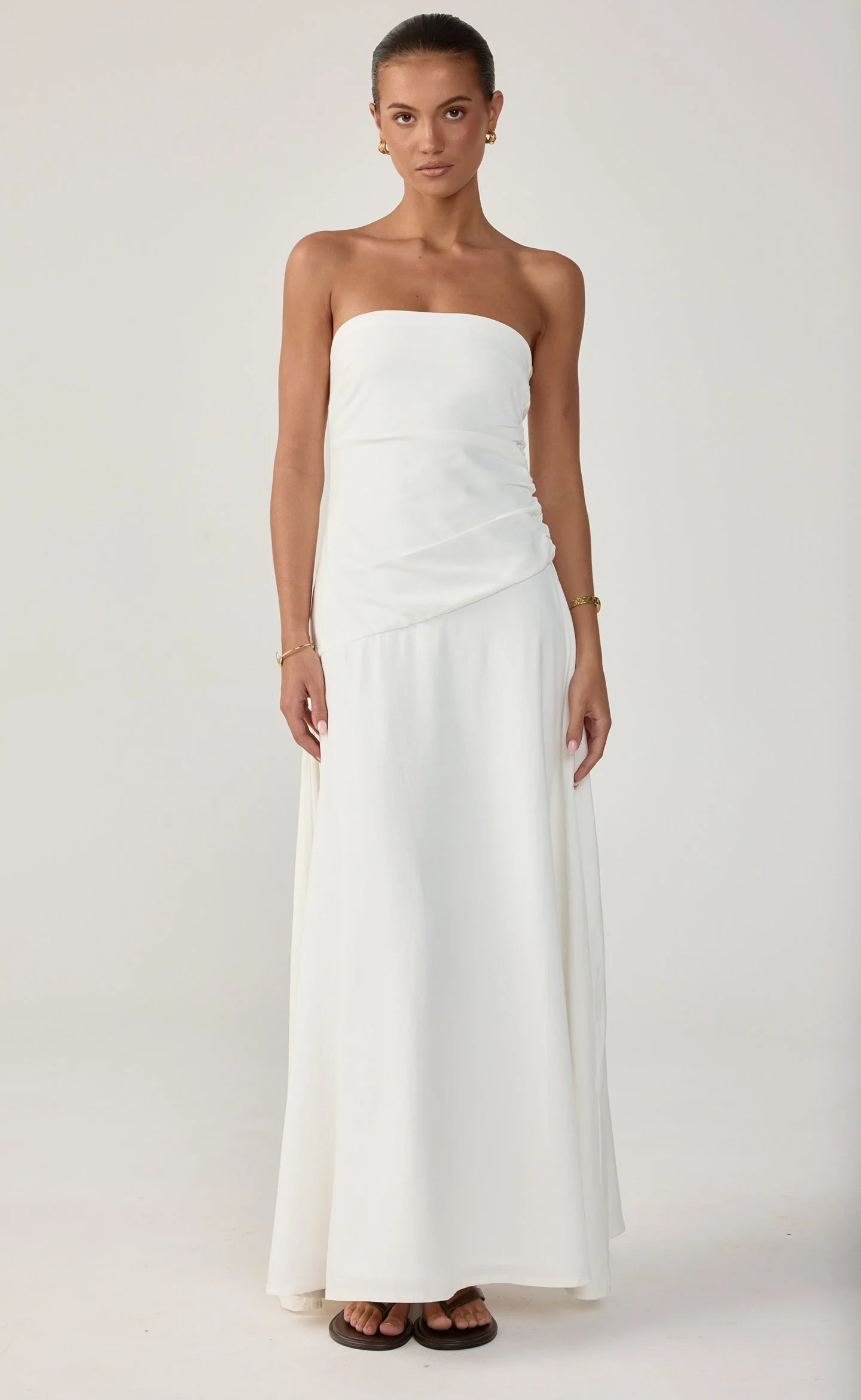 Doria Maxi Dress (White)