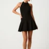 Meet Me Mini Dress (Black)