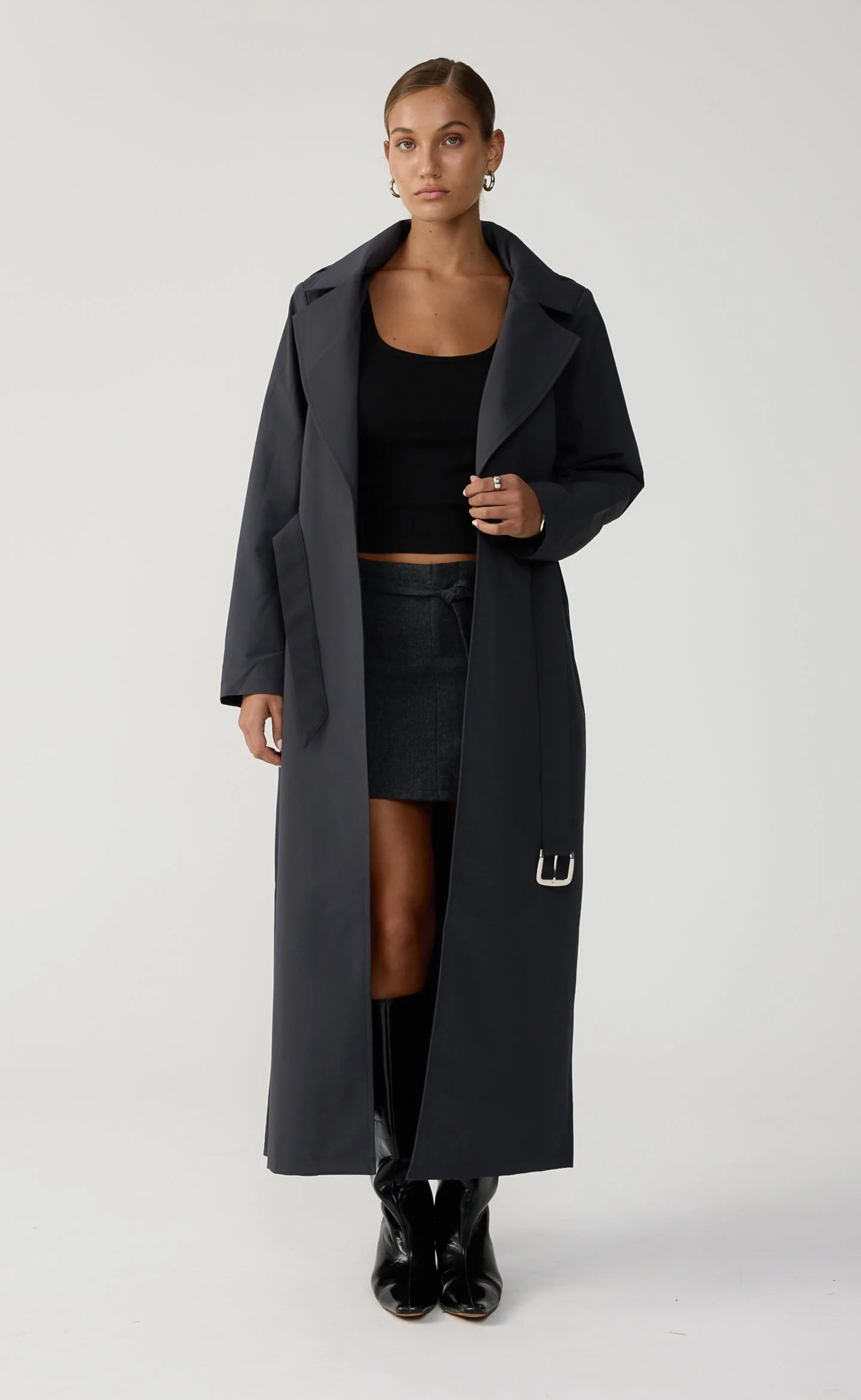 Benito Raincoat (Charcoal)