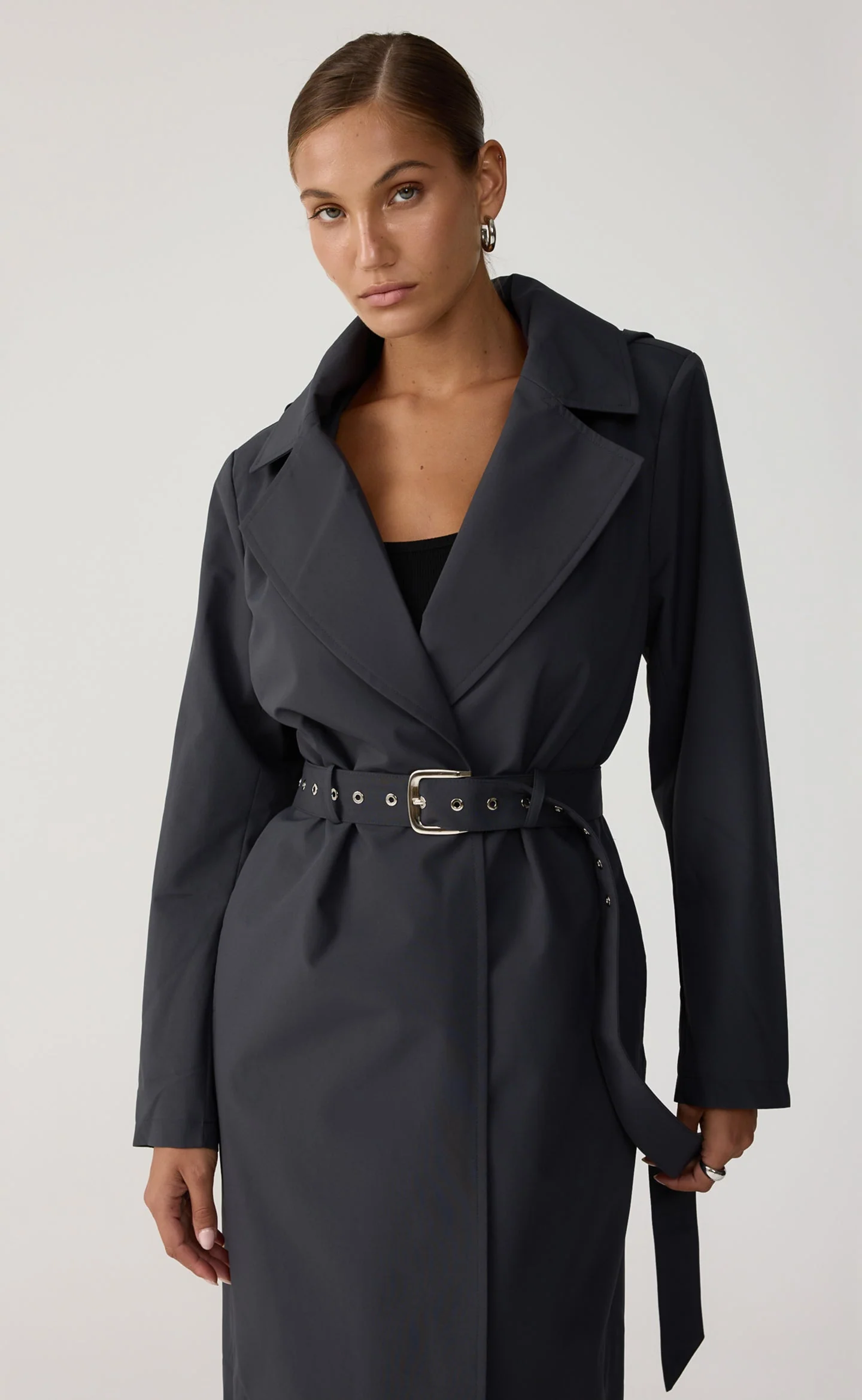 Benito Raincoat (Charcoal)