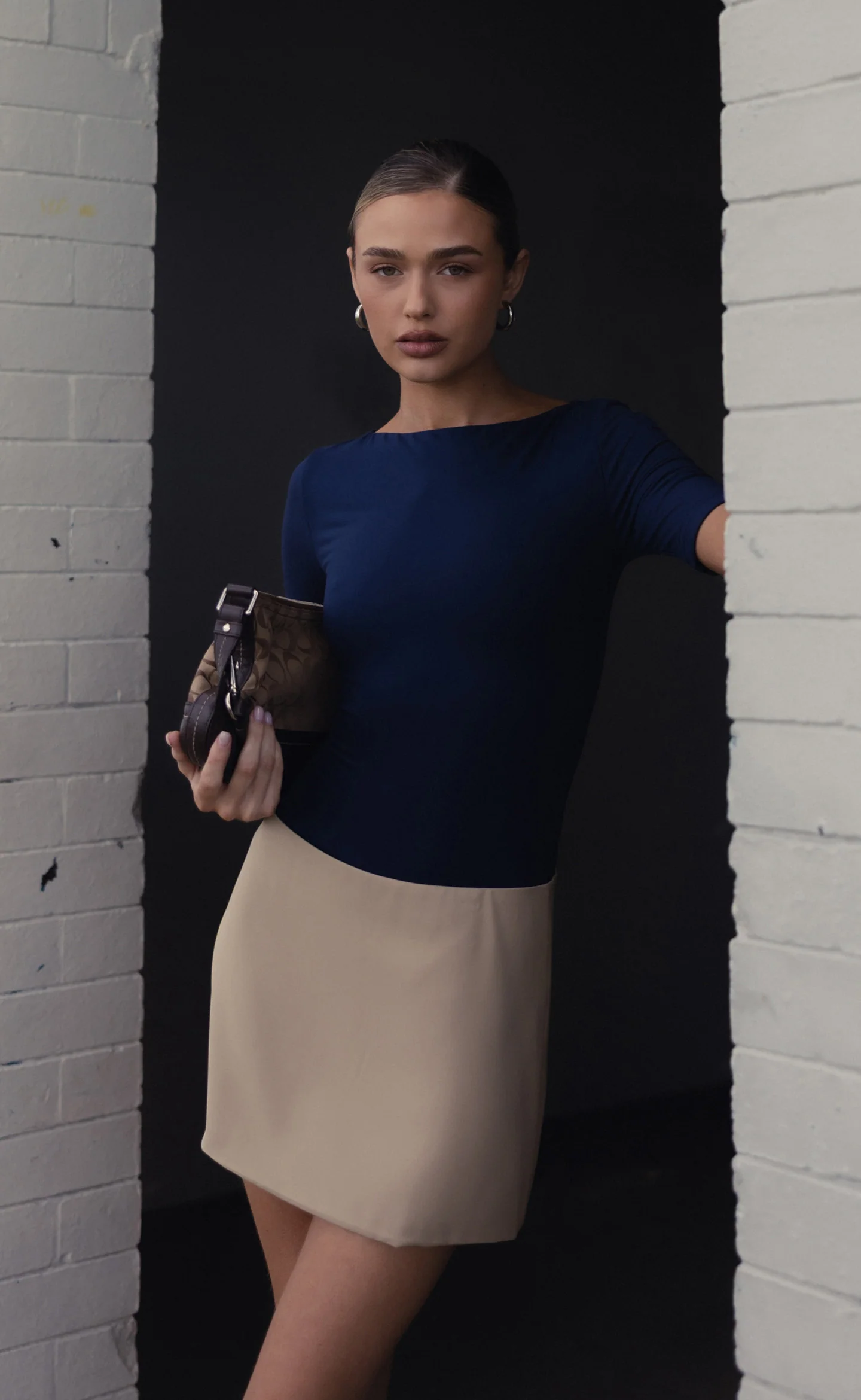 Bakerfield Bodysuit (Navy)