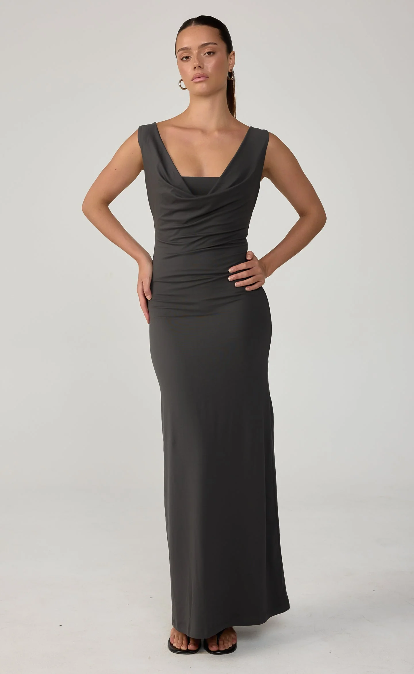 Josette Maxi Dress (Slate)