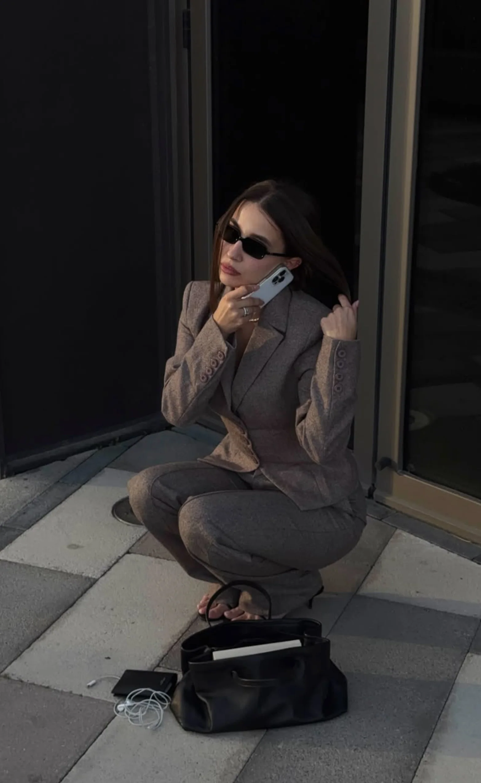 Midweek Blazer (Mocha Texture)