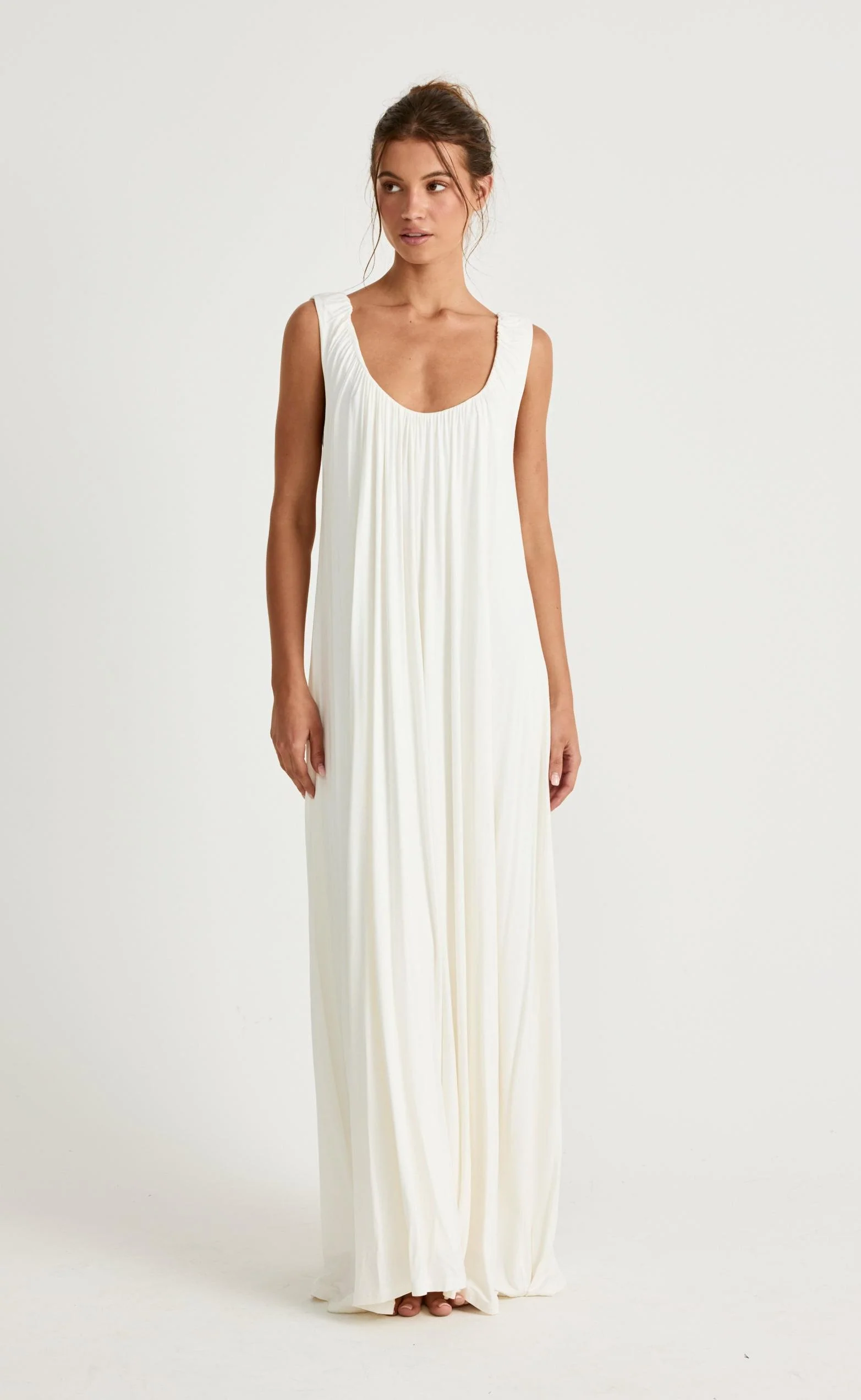 Selena Maxi Dress (Off White)