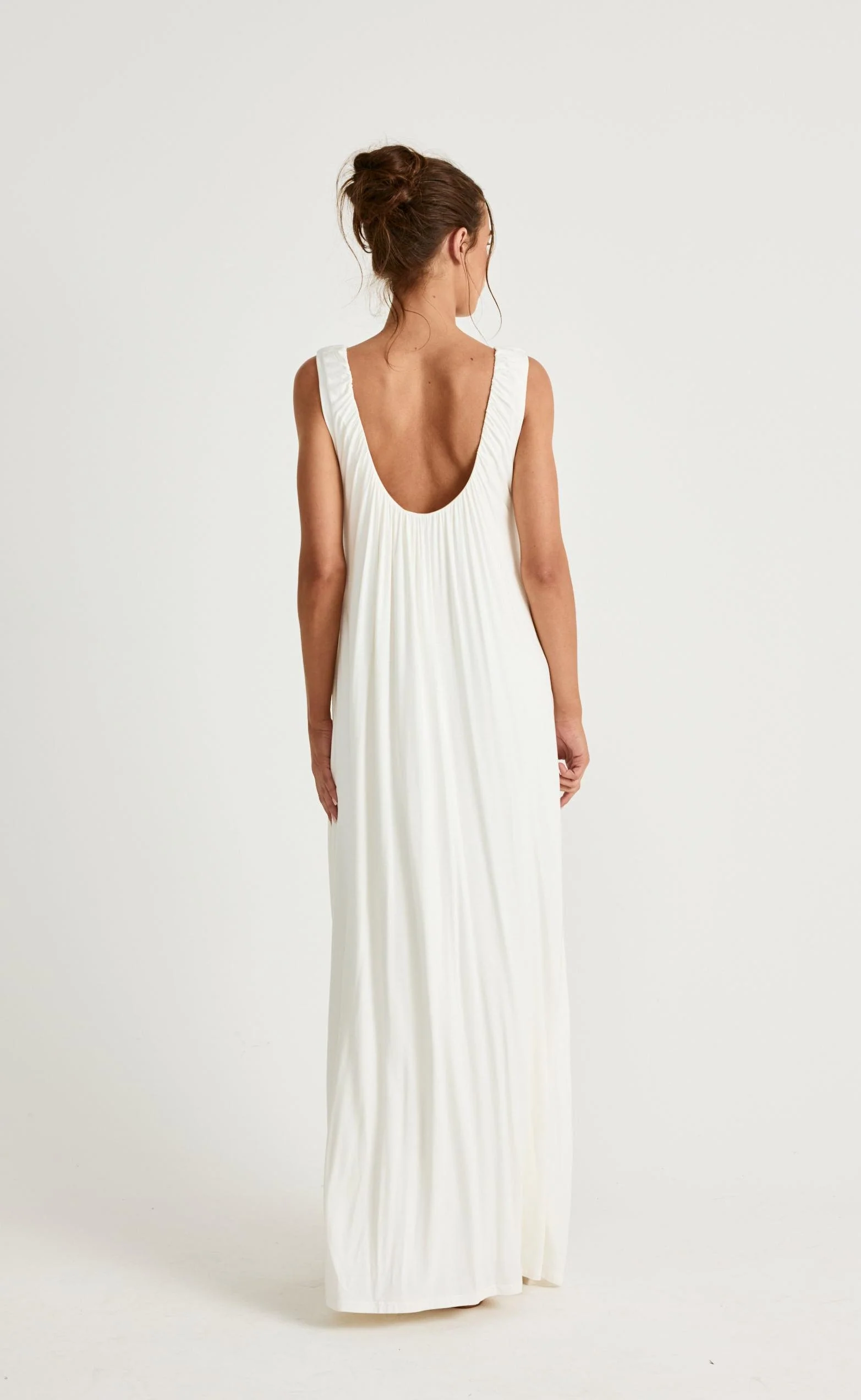 Selena Maxi Dress (Off White)