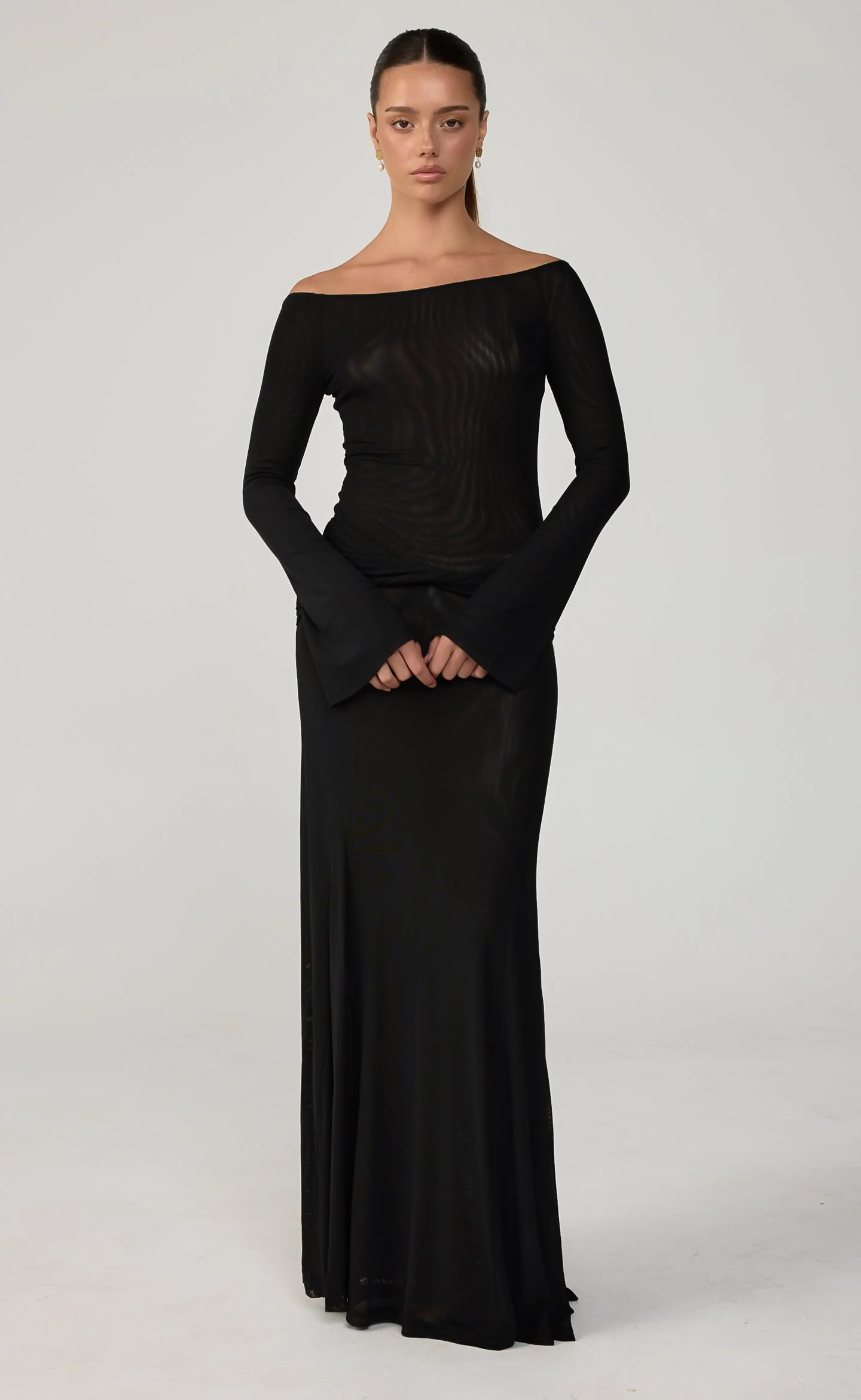 Soleil Maxi Dress (Black)