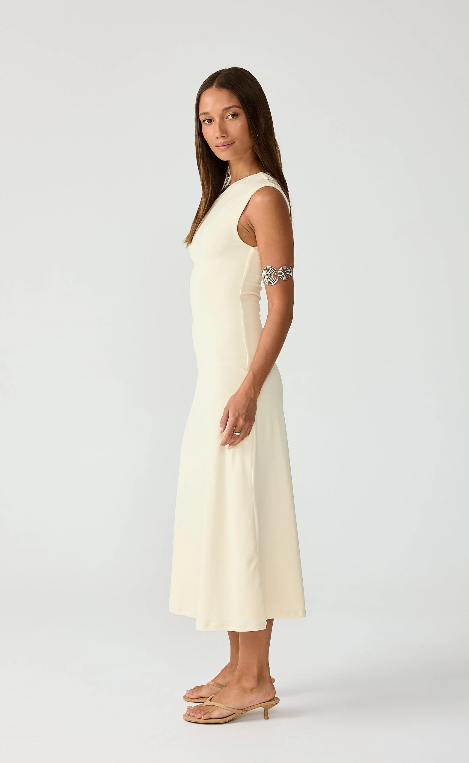 Fletcher Midi Dress (Butter)