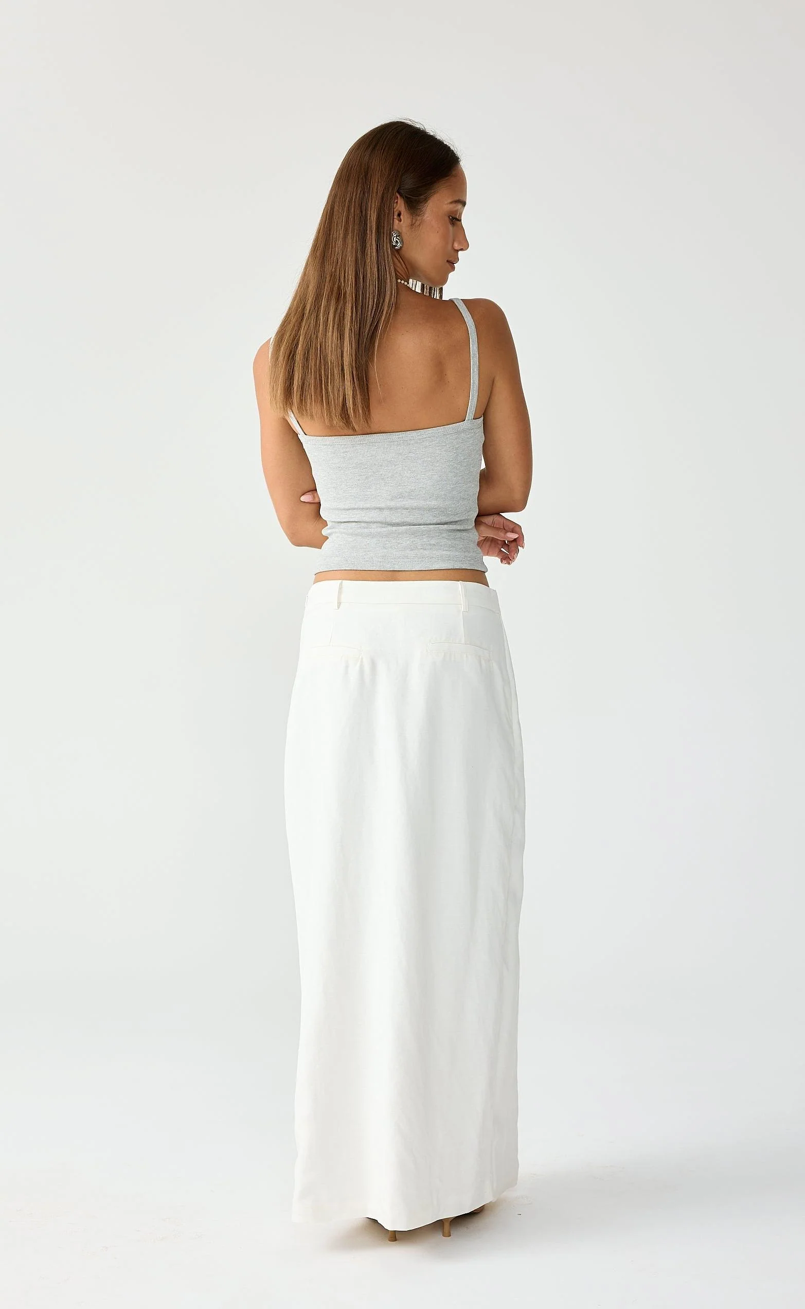 Danton Maxi Skirt (Off White)