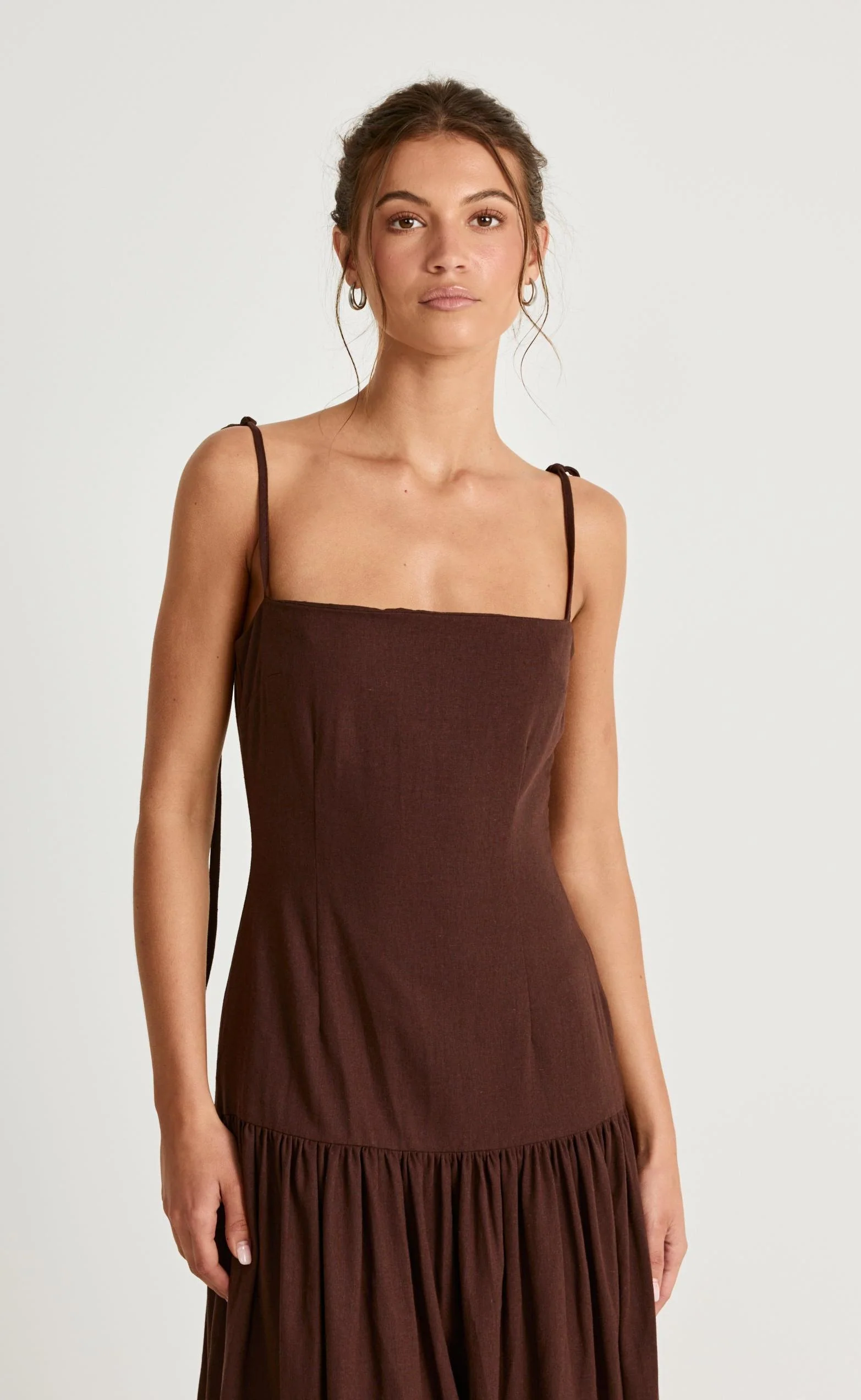 Hazel Maxi Dress (Chocolate)