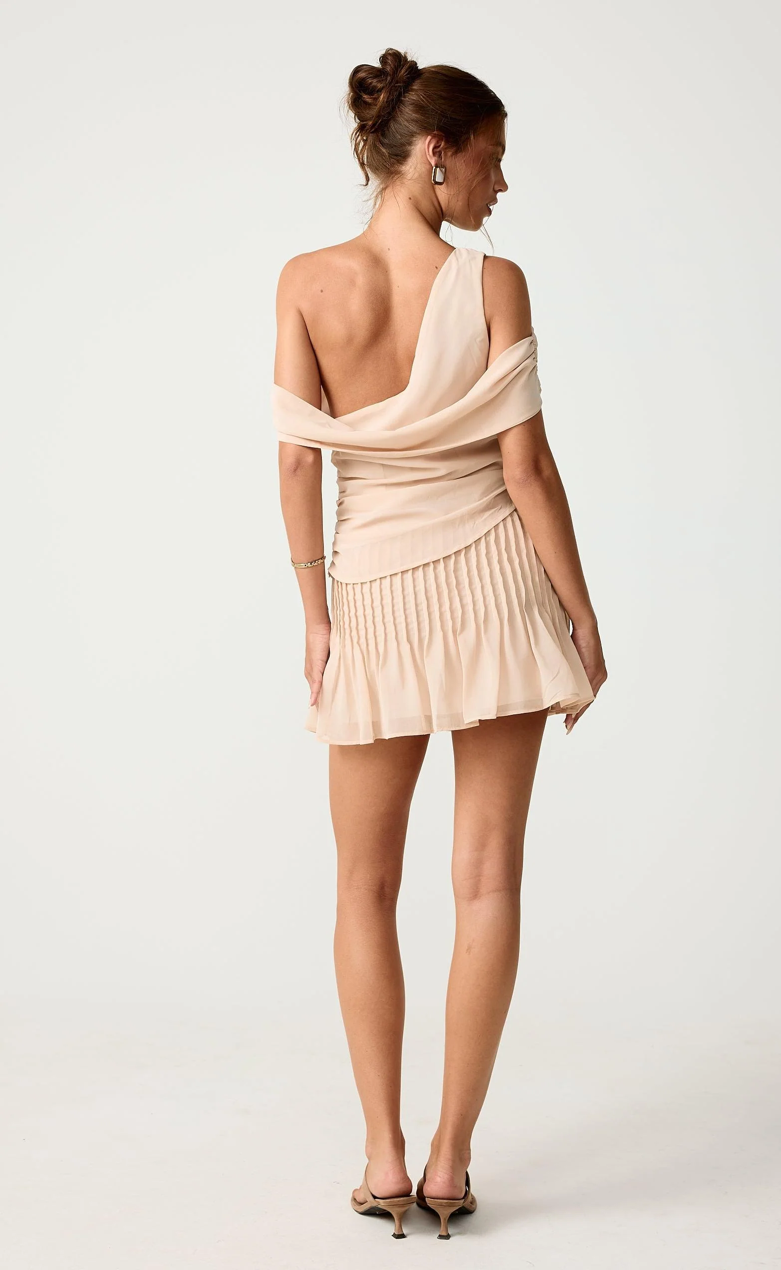 Harriette Mini Skirt (Seashell)