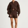 Elija Zip Hoodie (Chocolate)
