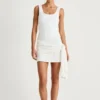 Evelyn Mini Skirt (Off White)