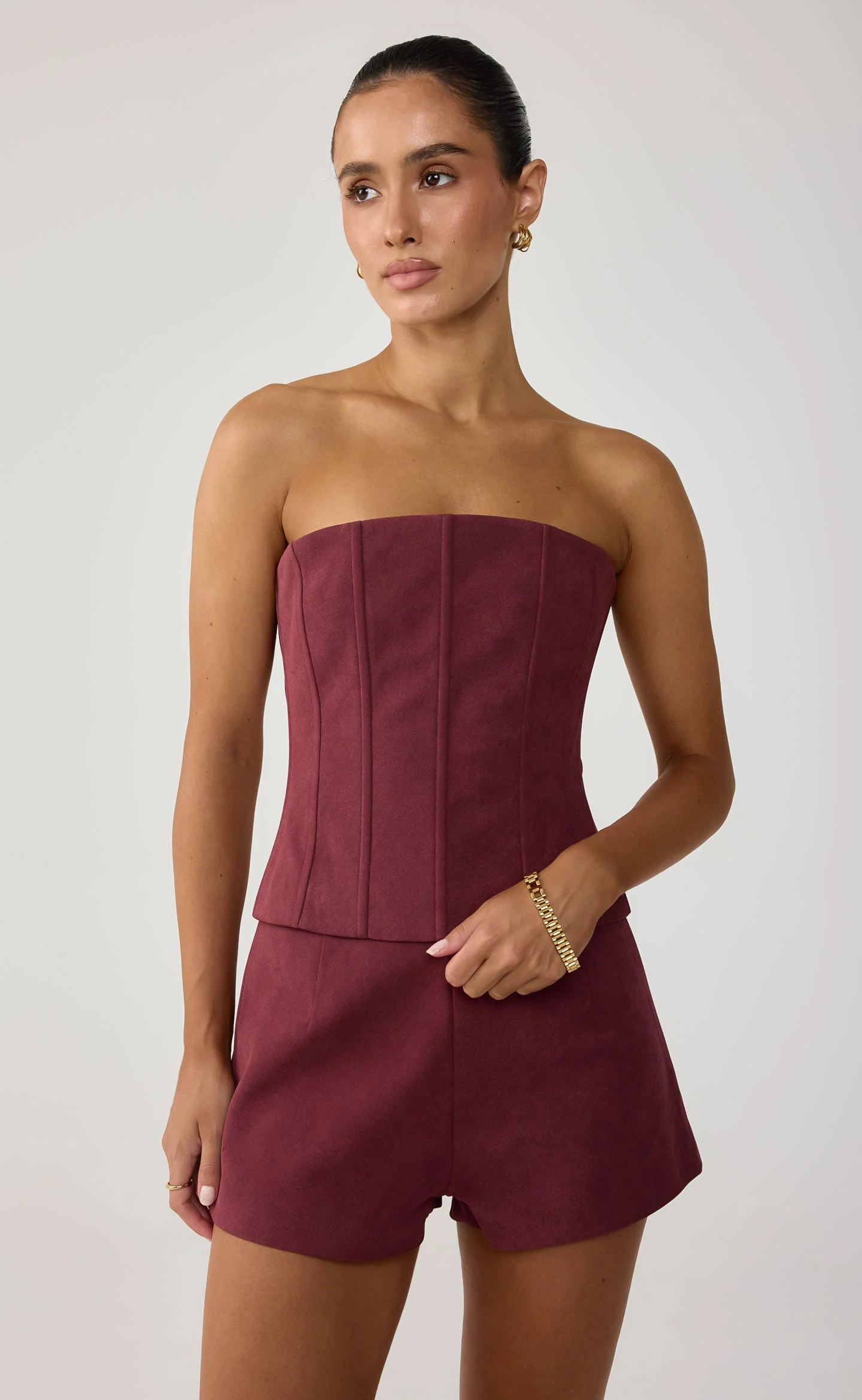 Lincoln Corset (Sangria)