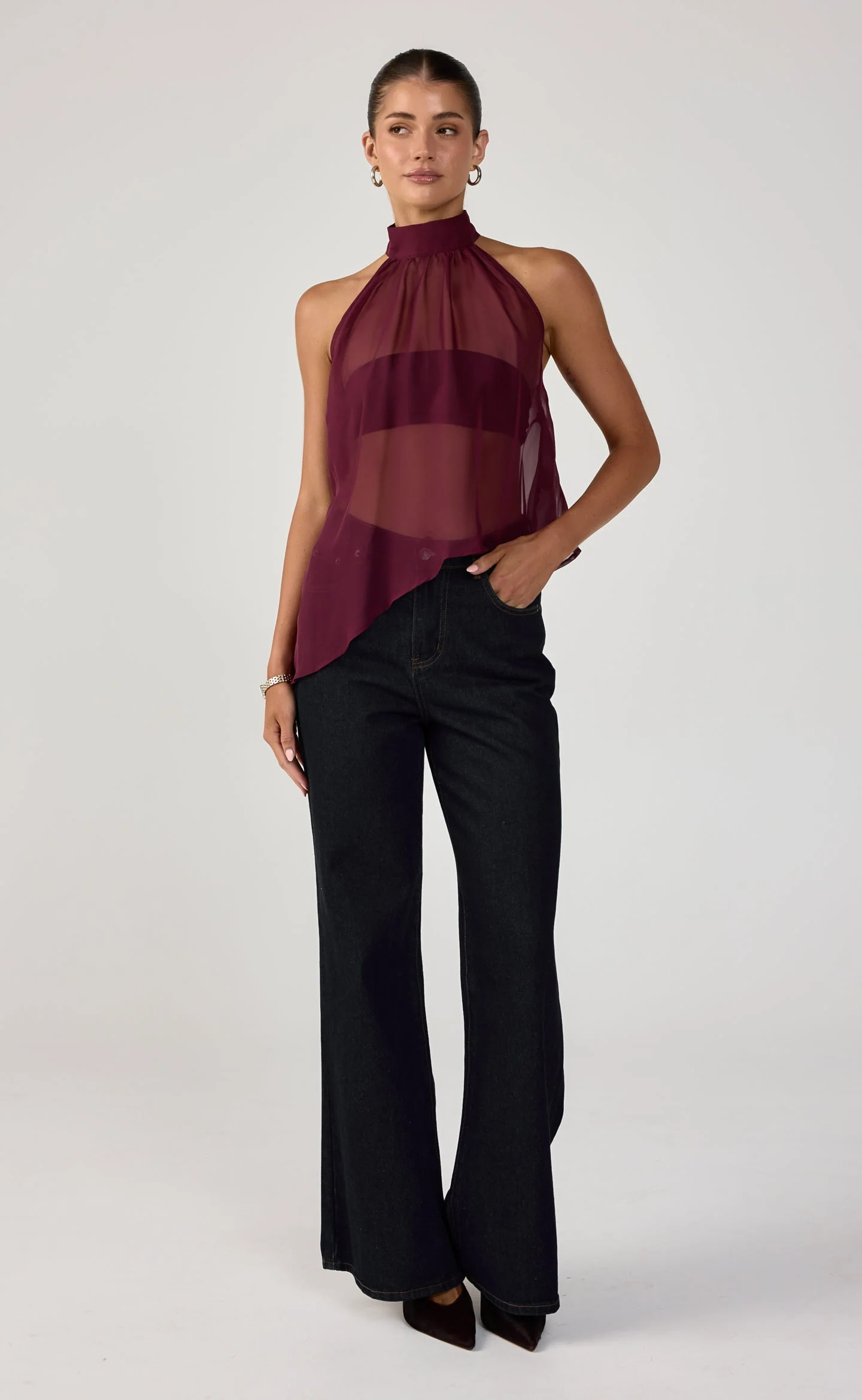Rhodes Top (Plum)