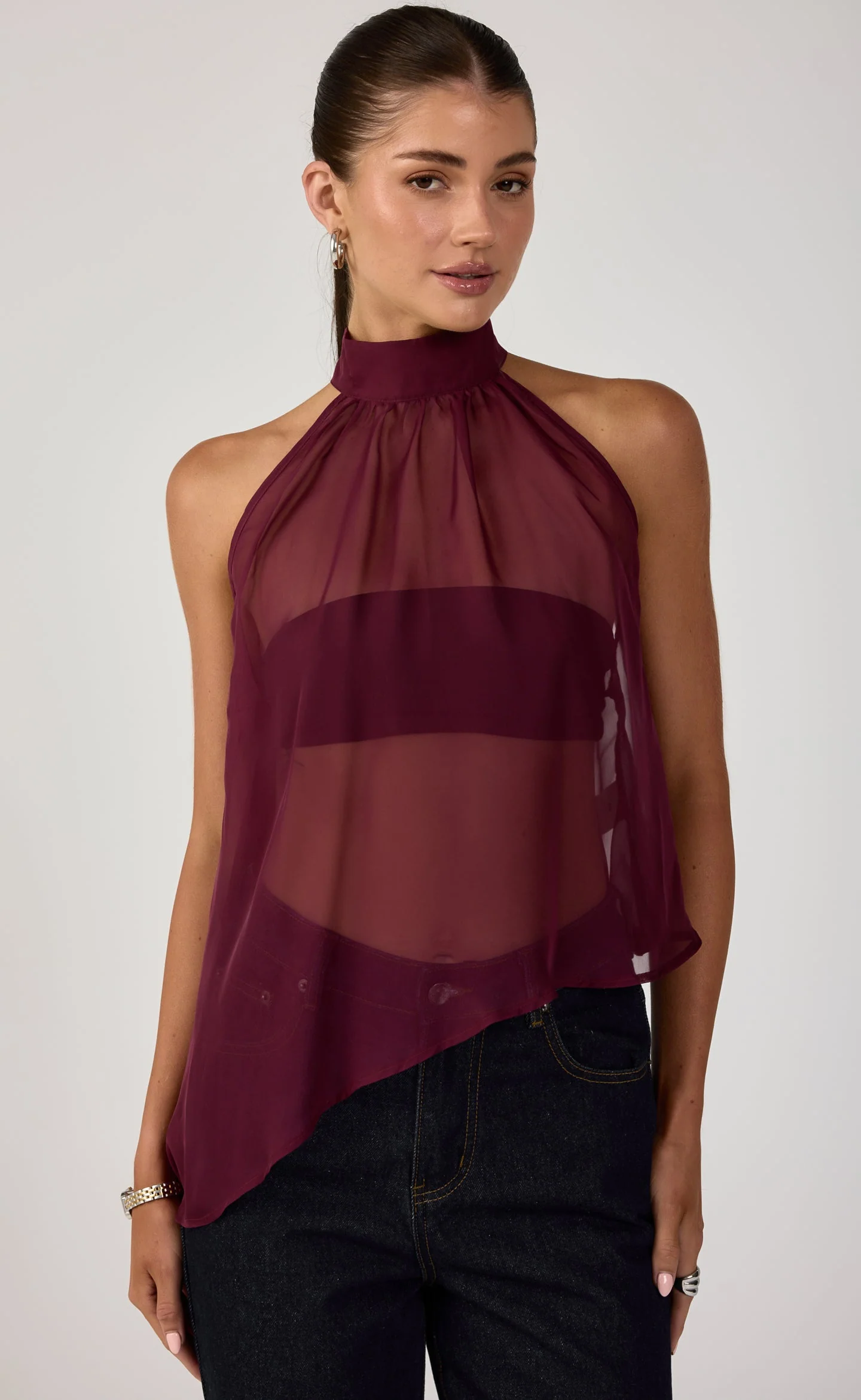 Rhodes Top (Plum)