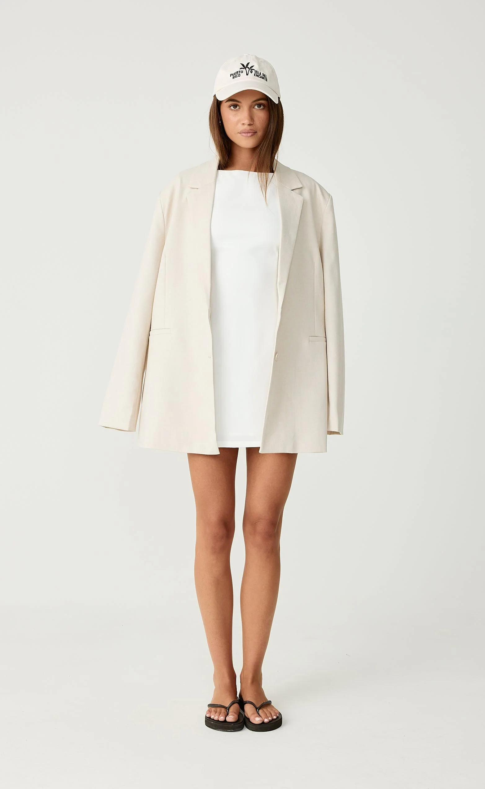 Reagan Blazer (Oat Texture)