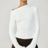 Bowen Long Sleeve Top (White)